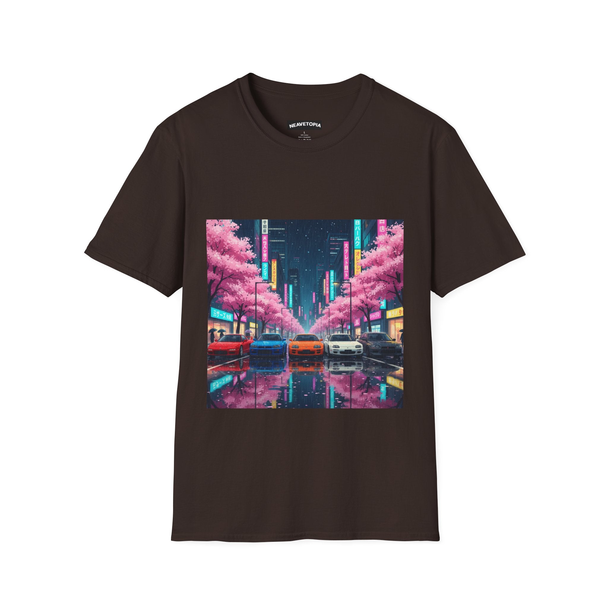 Anime Style Retro Dreamy JDM cars Street Unisex Softstyle T-Shirt