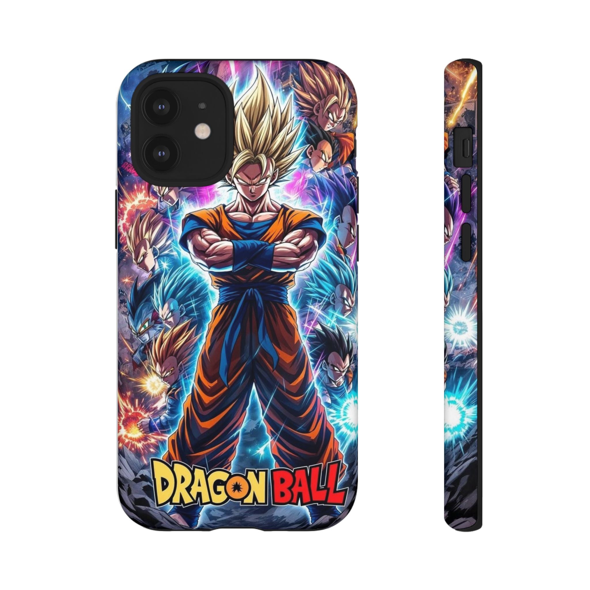Dragon Ball Super Saiyan Phone Case — Goku Anime Tough Case