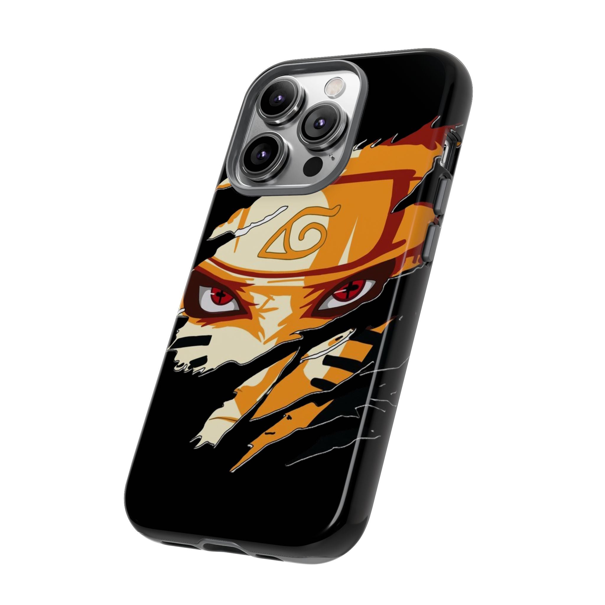 Anime Ninja Phone Case — Intense Shredded Mask Design (Tough Cases)