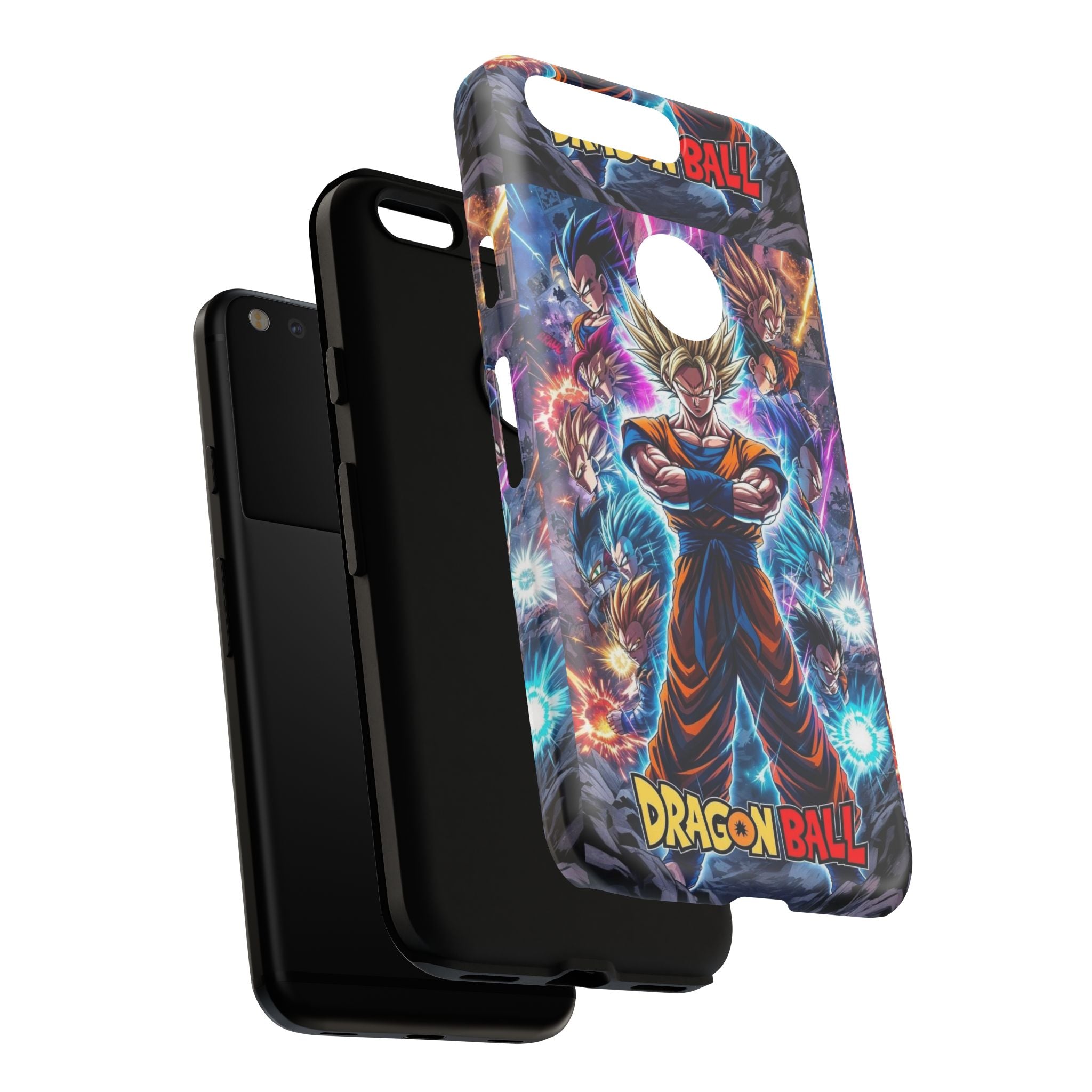 Dragon Ball Super Saiyan Phone Case — Goku Anime Tough Case