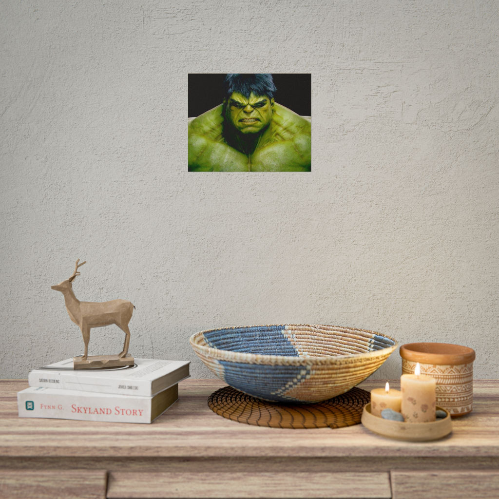 Hulk Lightning Poster — Marvel Vibrant Superhero Wall Art (Rolled Poster)
