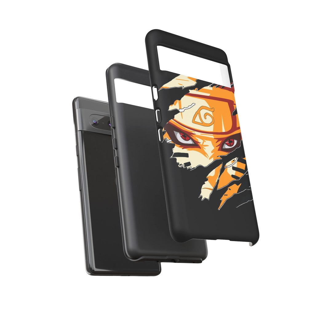 Anime Ninja Phone Case — Intense Shredded Mask Design (Tough Cases)