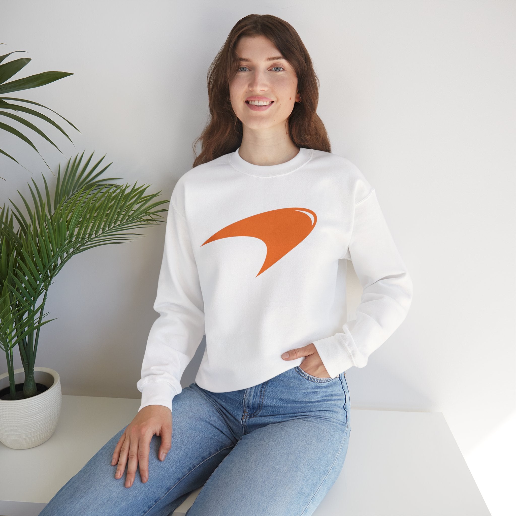 McLaren Logo Crewneck Sweatshirt | Formula 1 Team Apparel | Original Lando Norris Sweatshirt