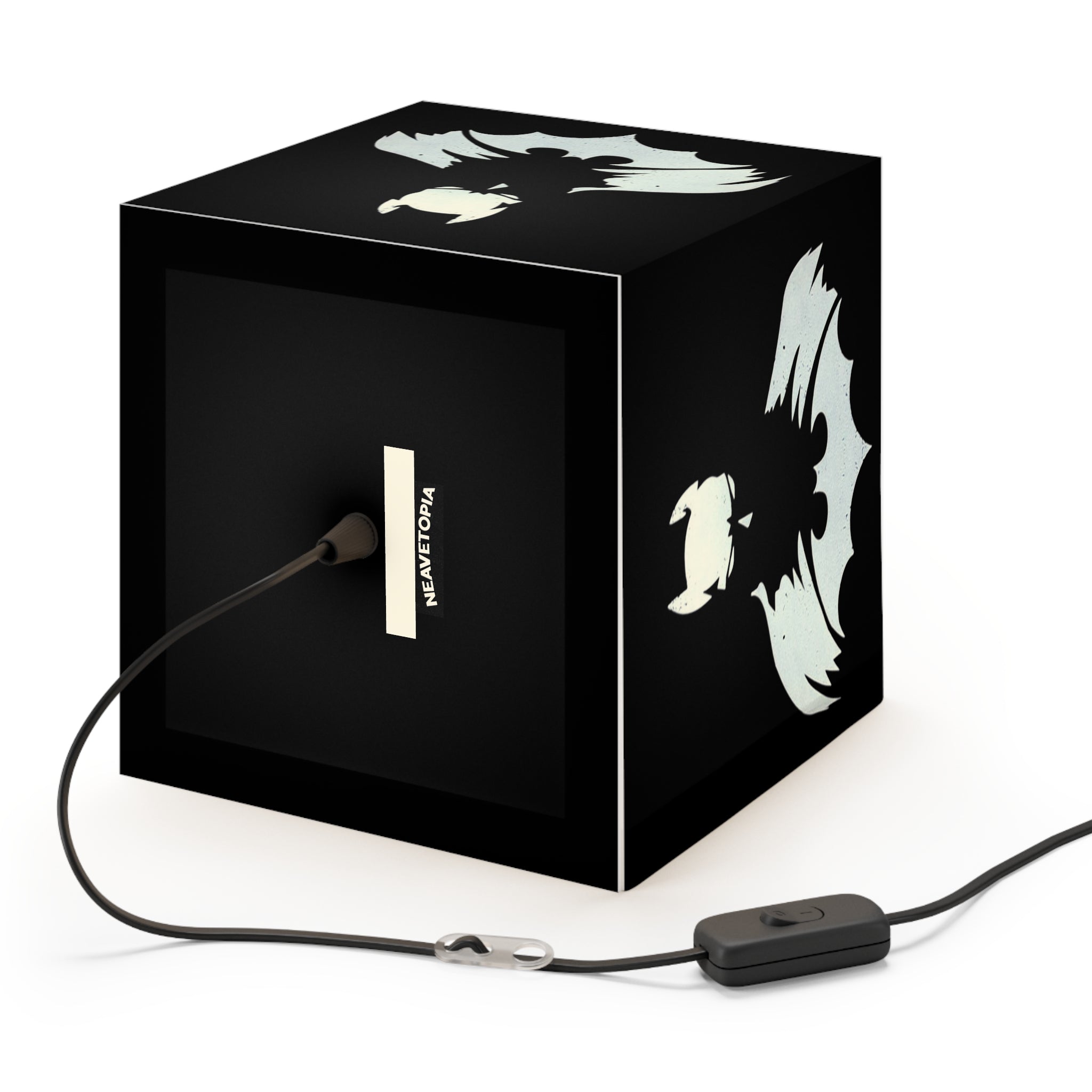 Batman Silhouette Light Cube Lamp – LED Night Light for Kids & Fans