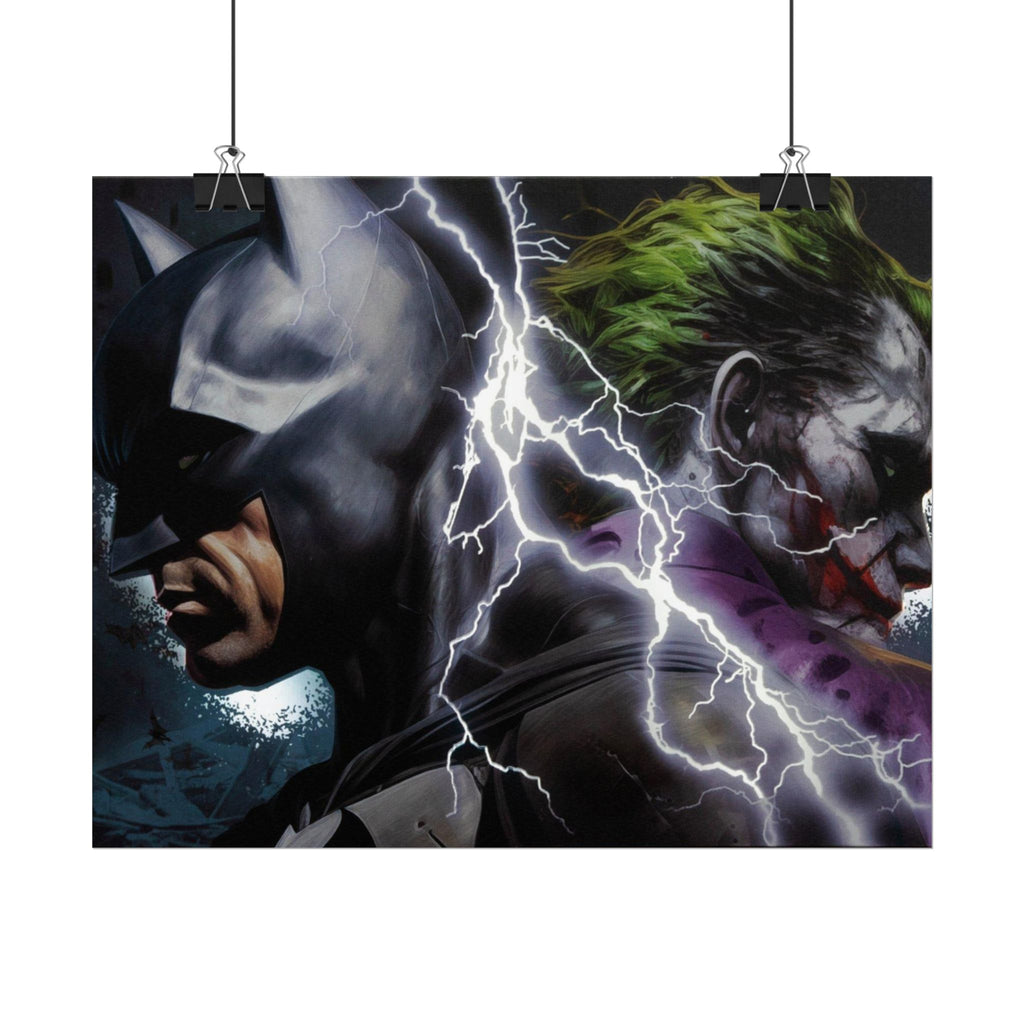 Batman vs Joker Lightning Poster