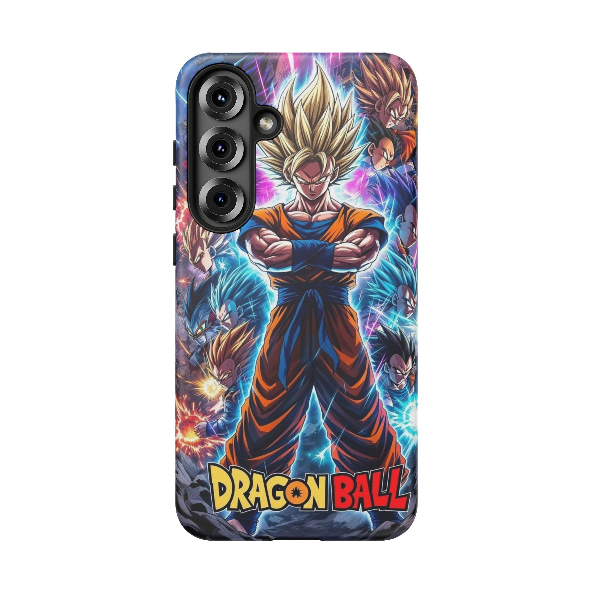 Dragon Ball Super Saiyan Phone Case — Goku Anime Tough Case