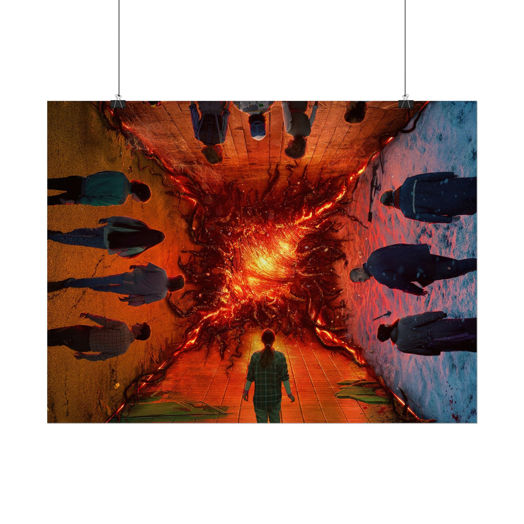 Stranger Things Upside-Down Portal Art Print