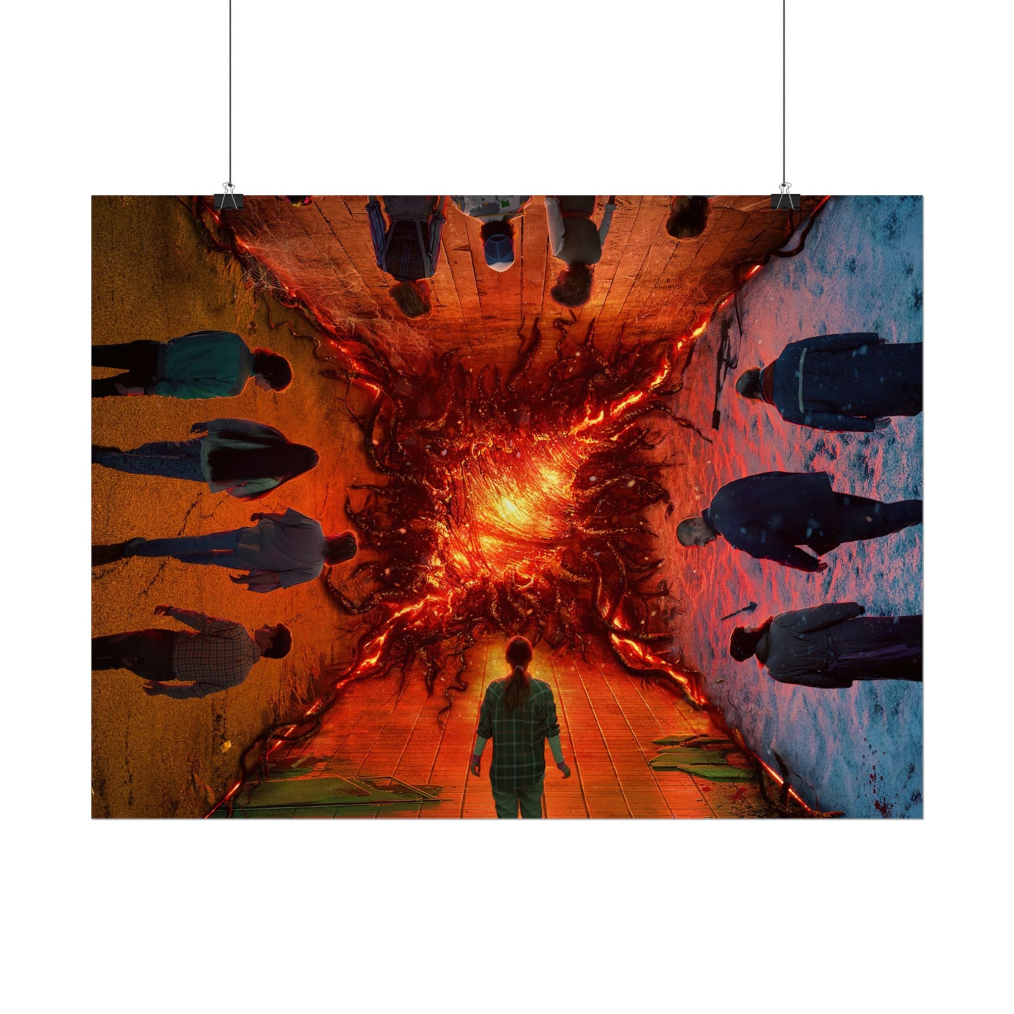 Stranger Things Upside-Down Portal Art Print