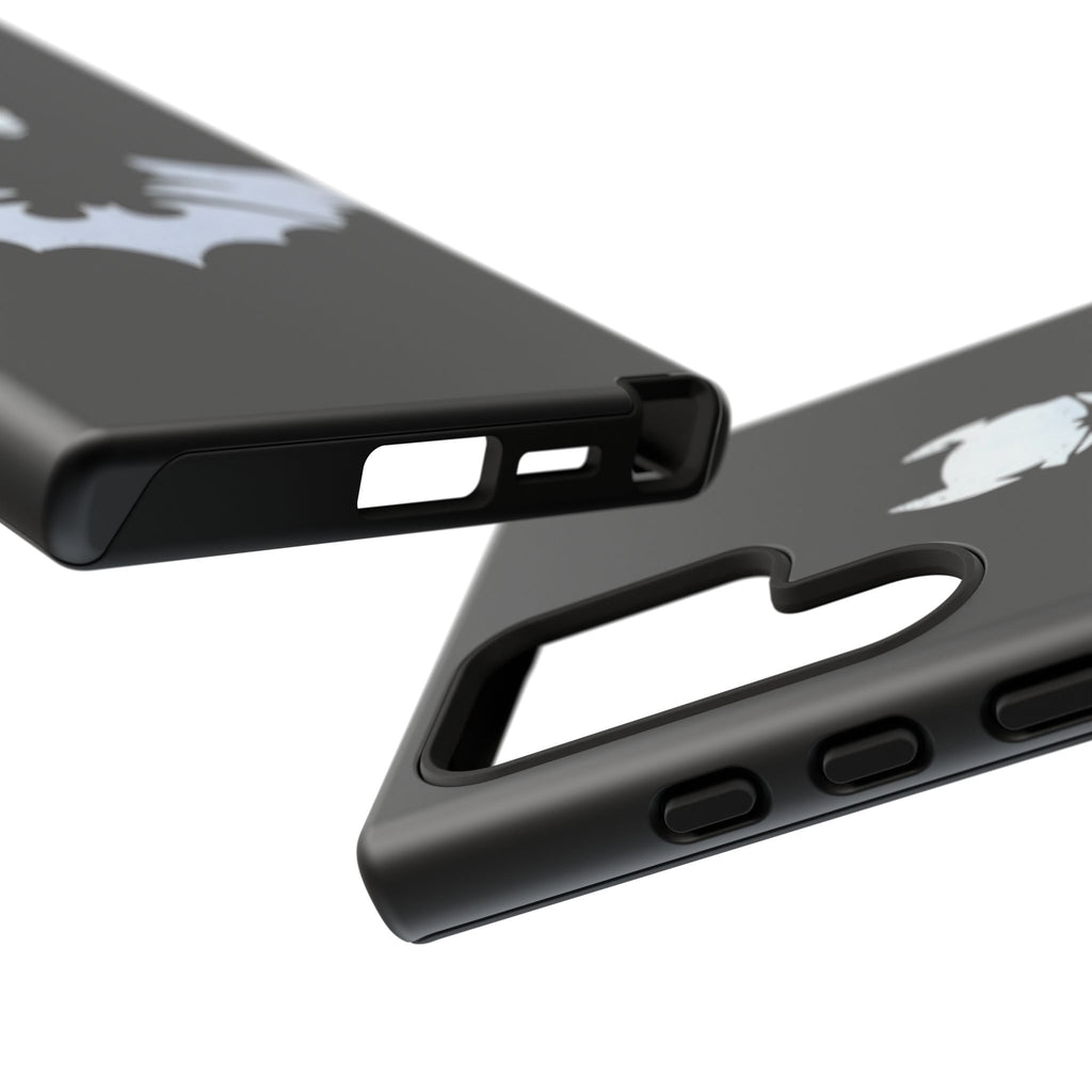 Batman Silhouette Tough Phone Case — Dark Knight Black Protective Cover