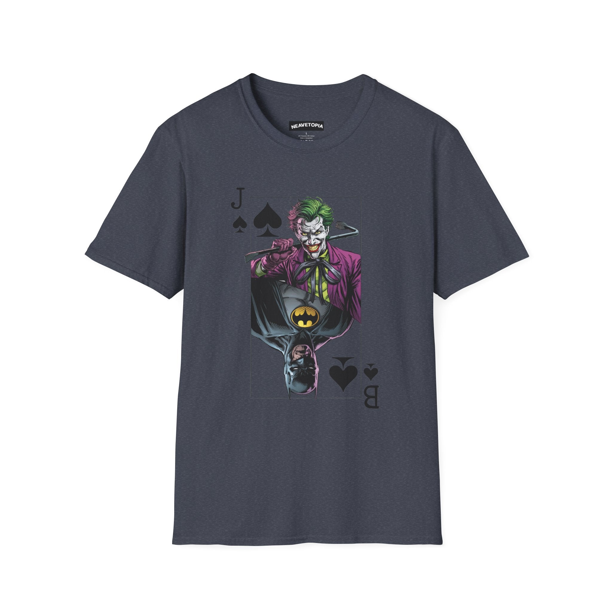 Joker Playing Card T-Shirt — Batman Villain Deck Graphic Tee
