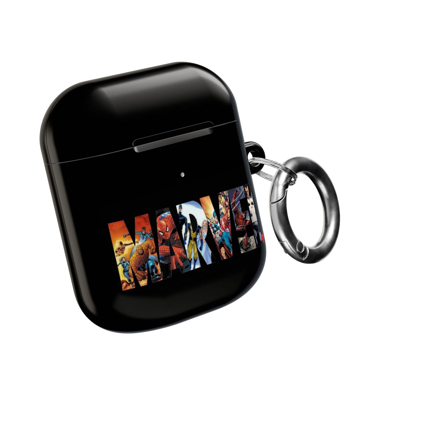 AirPod Hülle – Marvel Comic Logo Schutzhülle