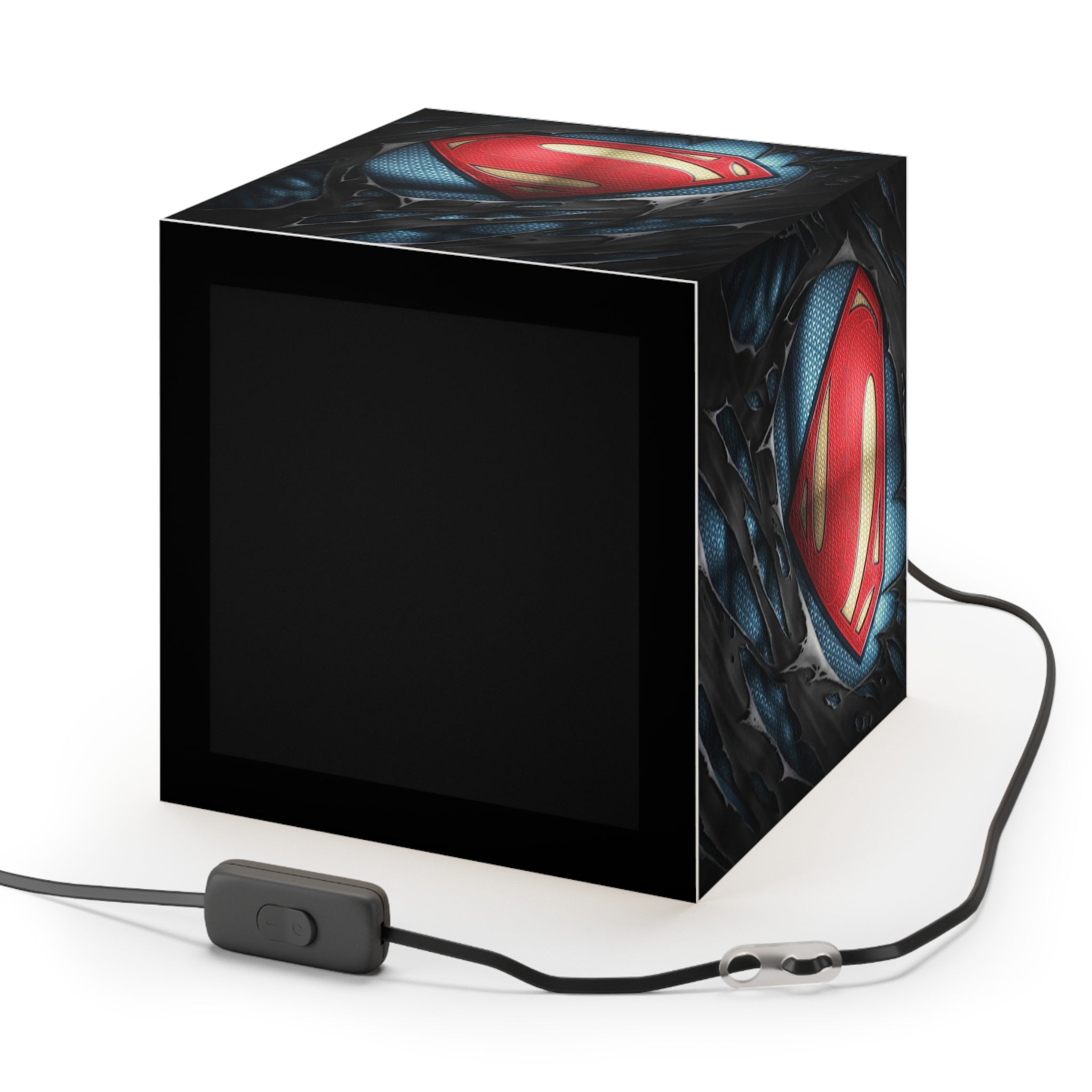 Superman Light Cube Lamp - Superhero Nightlight Decor