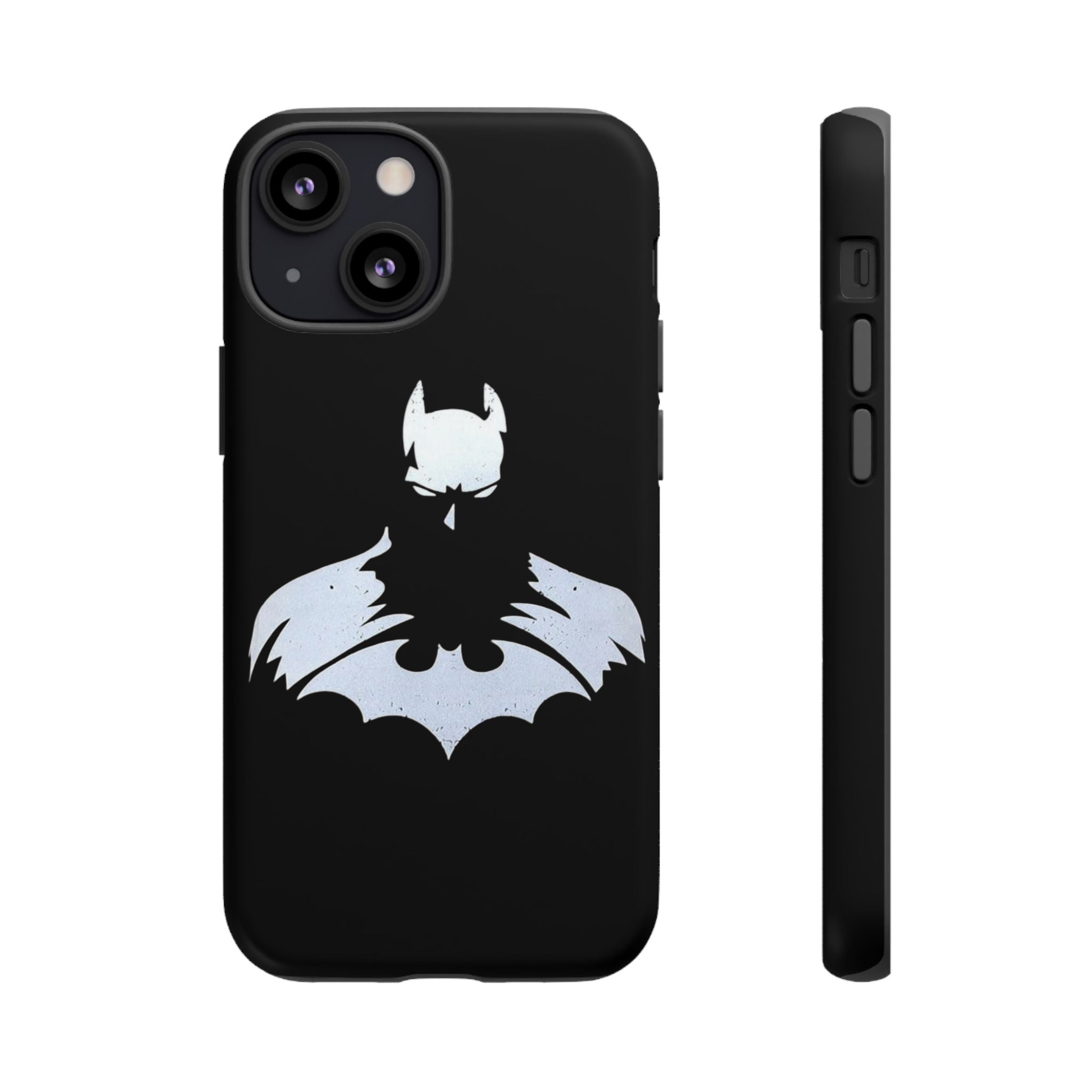 Batman Silhouette Tough Phone Case — Dark Knight Black Protective Cover