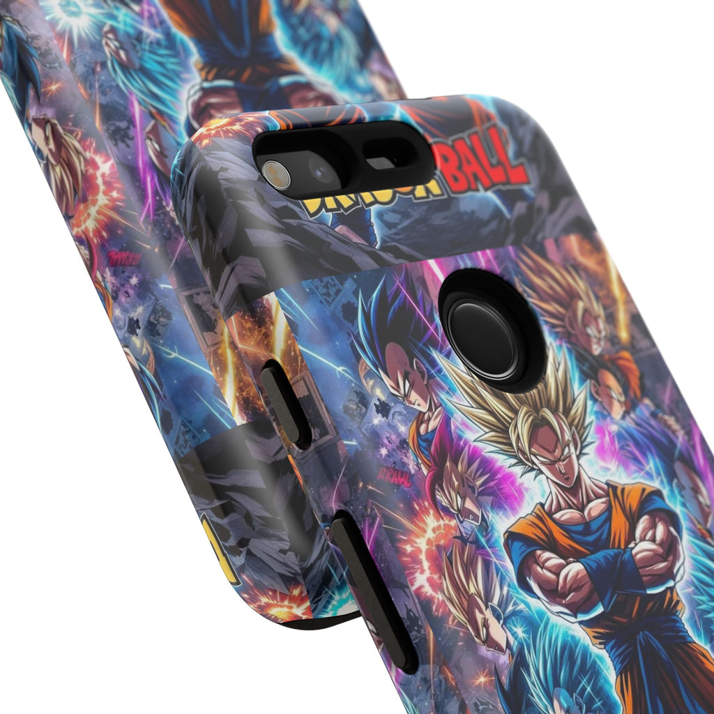 Dragon Ball Super Saiyan Phone Case — Goku Anime Tough Case