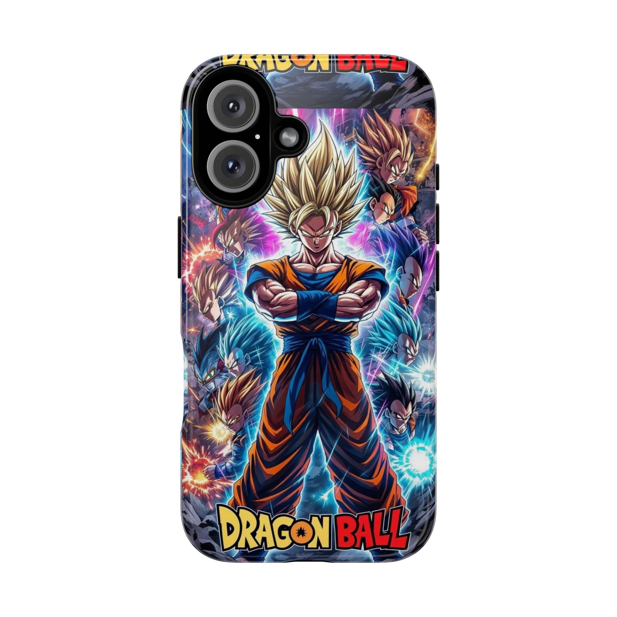 Dragon Ball Super Saiyan Phone Case — Goku Anime Tough Case