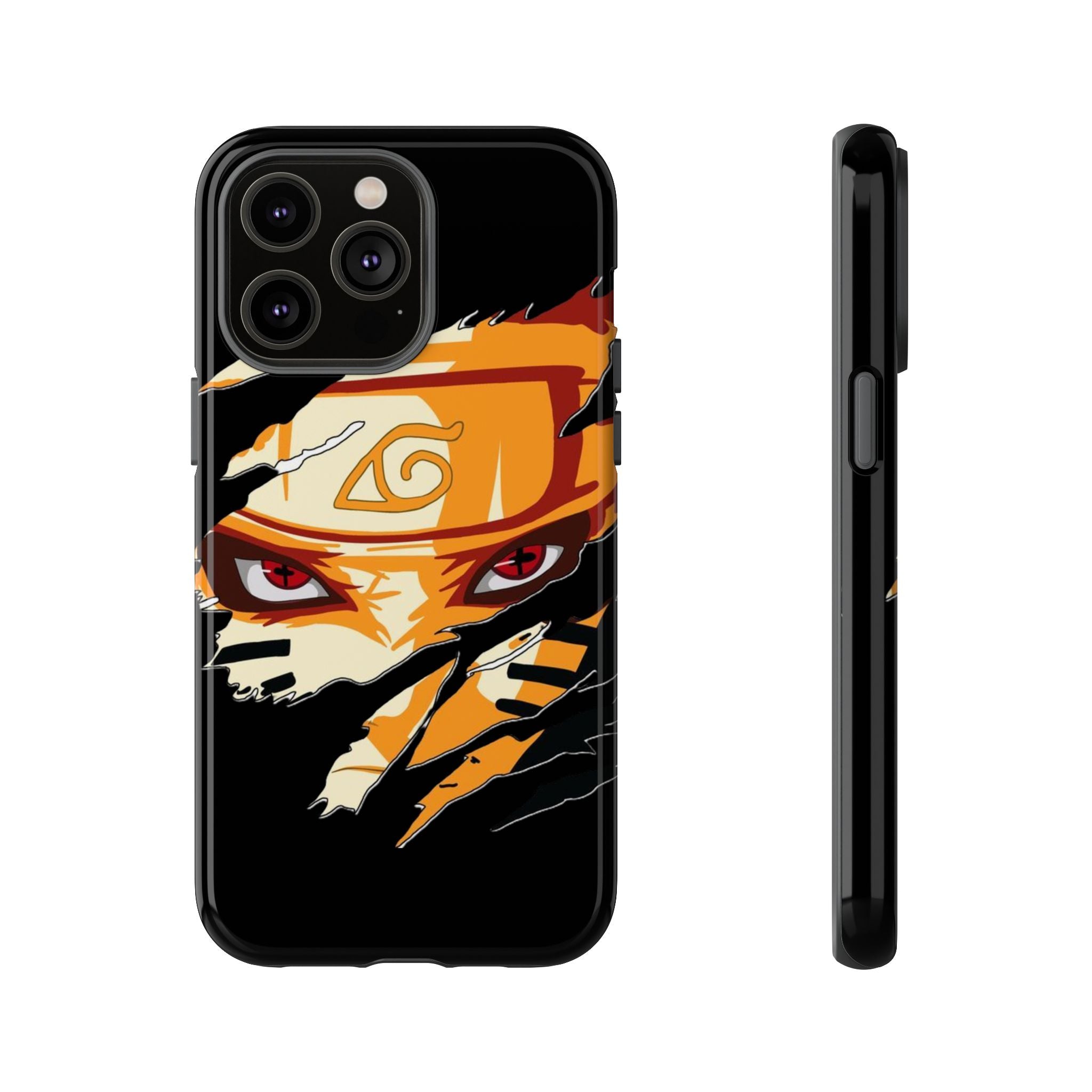 Anime Ninja Phone Case — Intense Shredded Mask Design (Tough Cases)