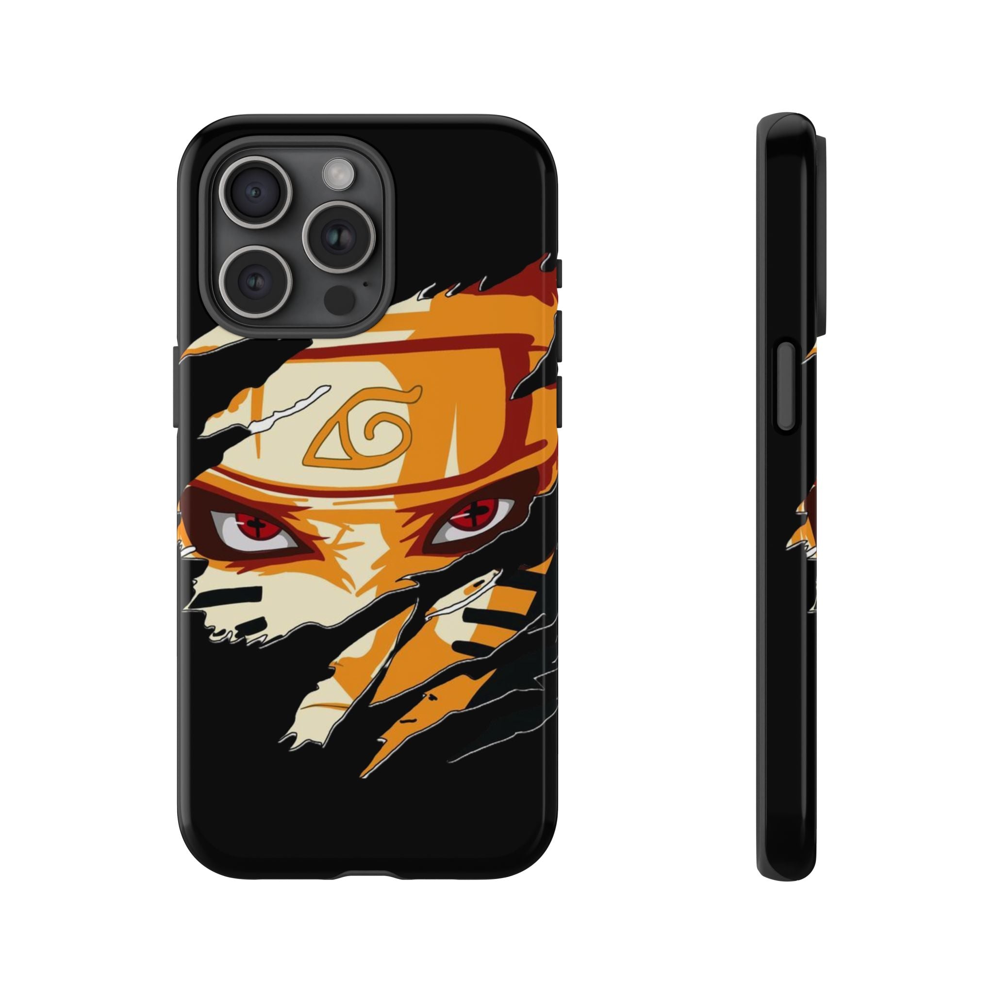 Anime Ninja Phone Case — Intense Shredded Mask Design (Tough Cases)