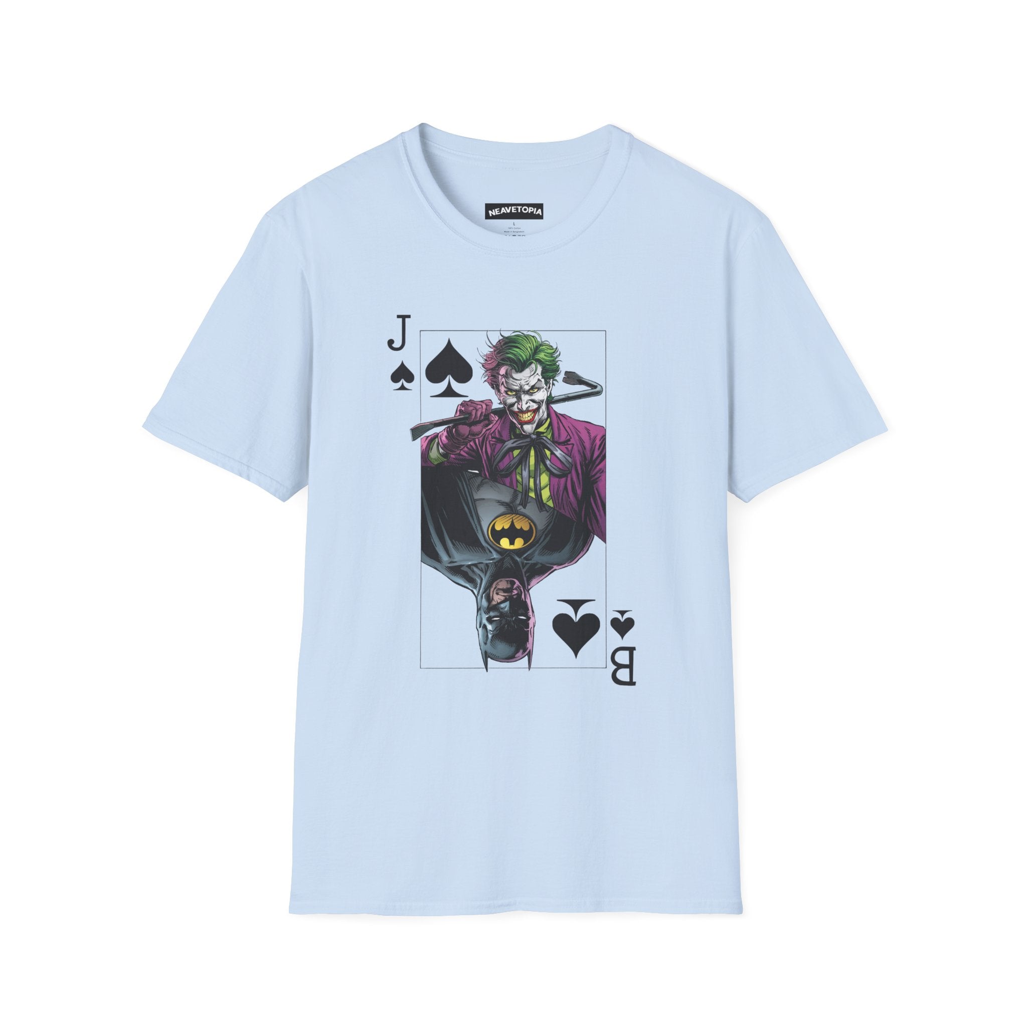 Joker Playing Card T-Shirt — Batman Villain Deck Graphic Tee