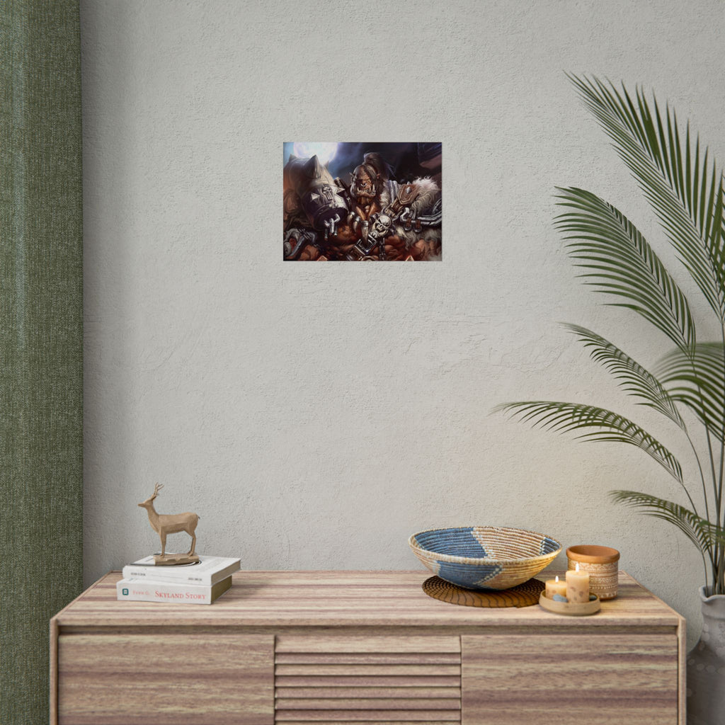 Garrosh Hellscream Fantasy Art Print - World of Warcraft