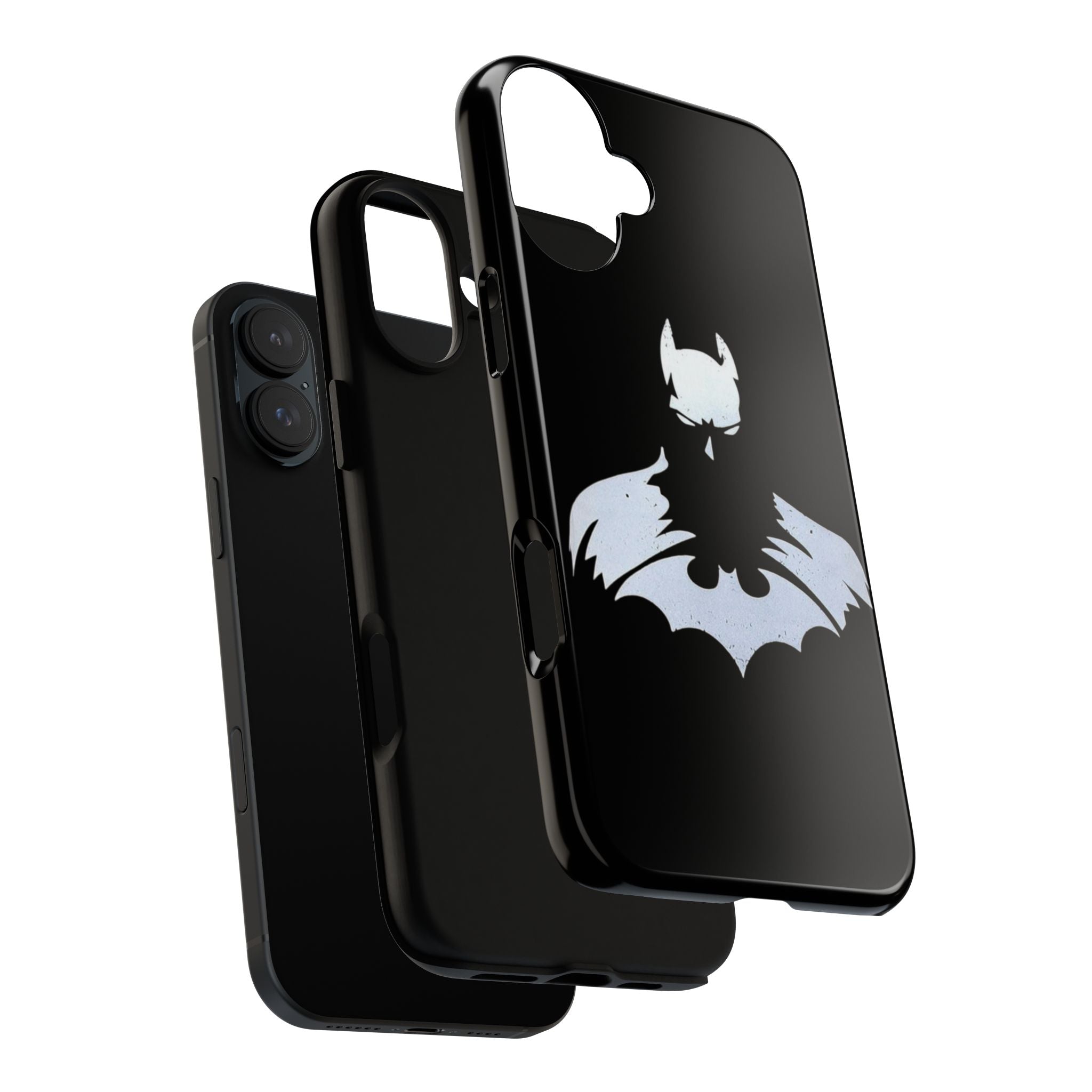 Batman Silhouette Tough Phone Case — Dark Knight Black Protective Cover