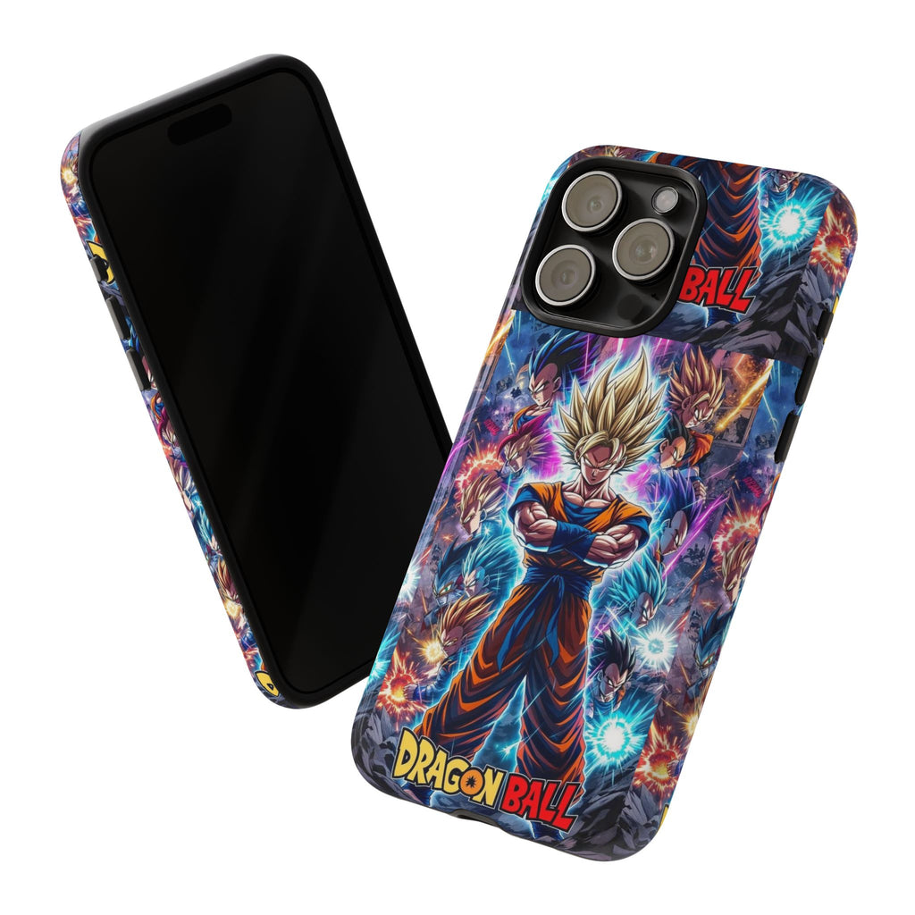 Dragon Ball Super Saiyan Phone Case — Goku Anime Tough Case