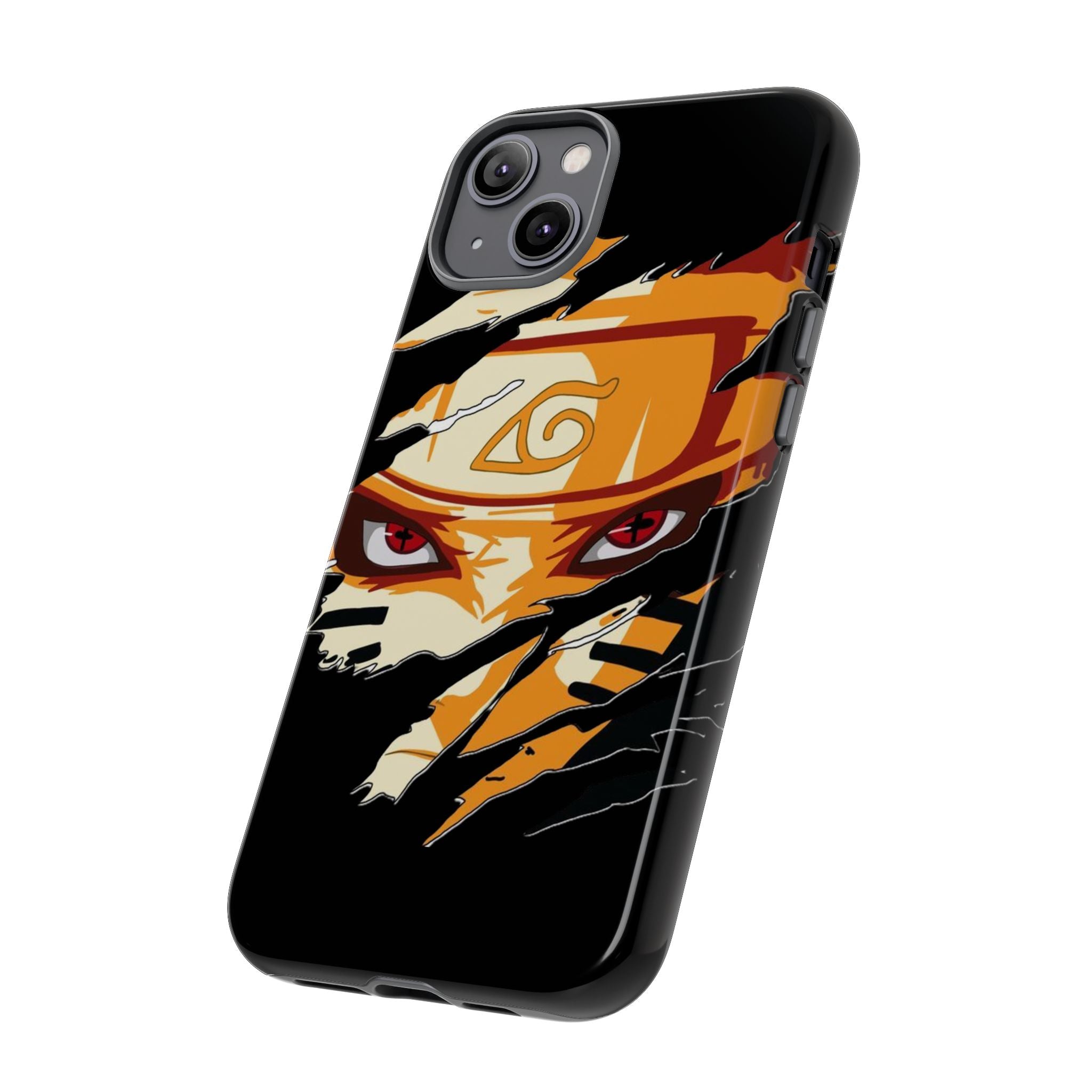 Anime Ninja Phone Case — Intense Shredded Mask Design (Tough Cases)