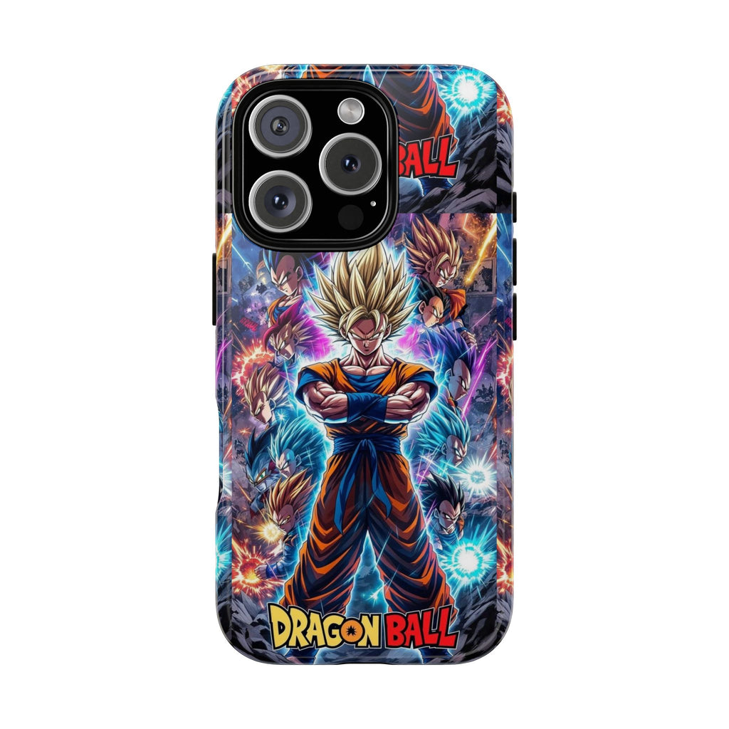 Dragon Ball Super Saiyan Phone Case — Goku Anime Tough Case