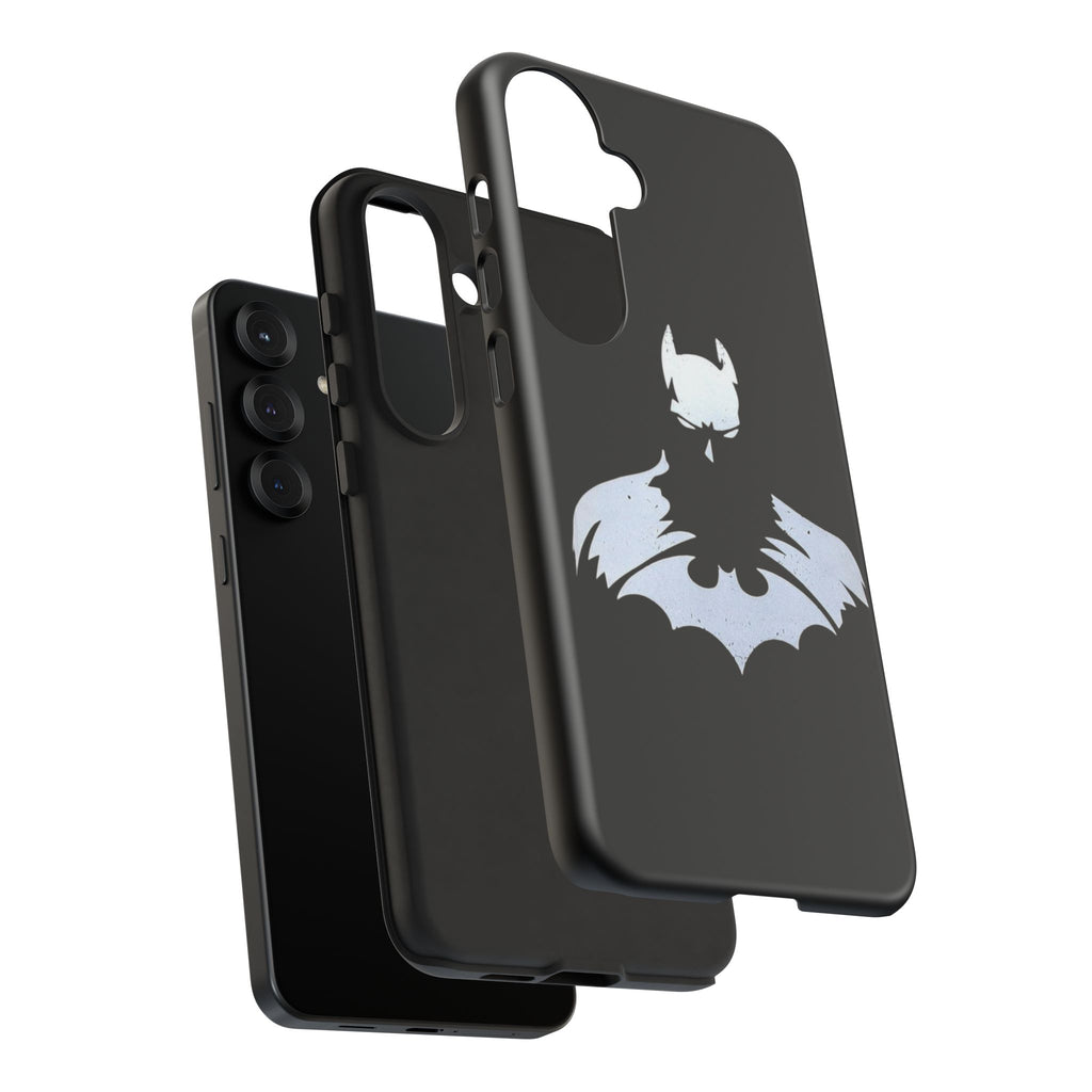 Batman Silhouette Tough Phone Case — Dark Knight Black Protective Cover