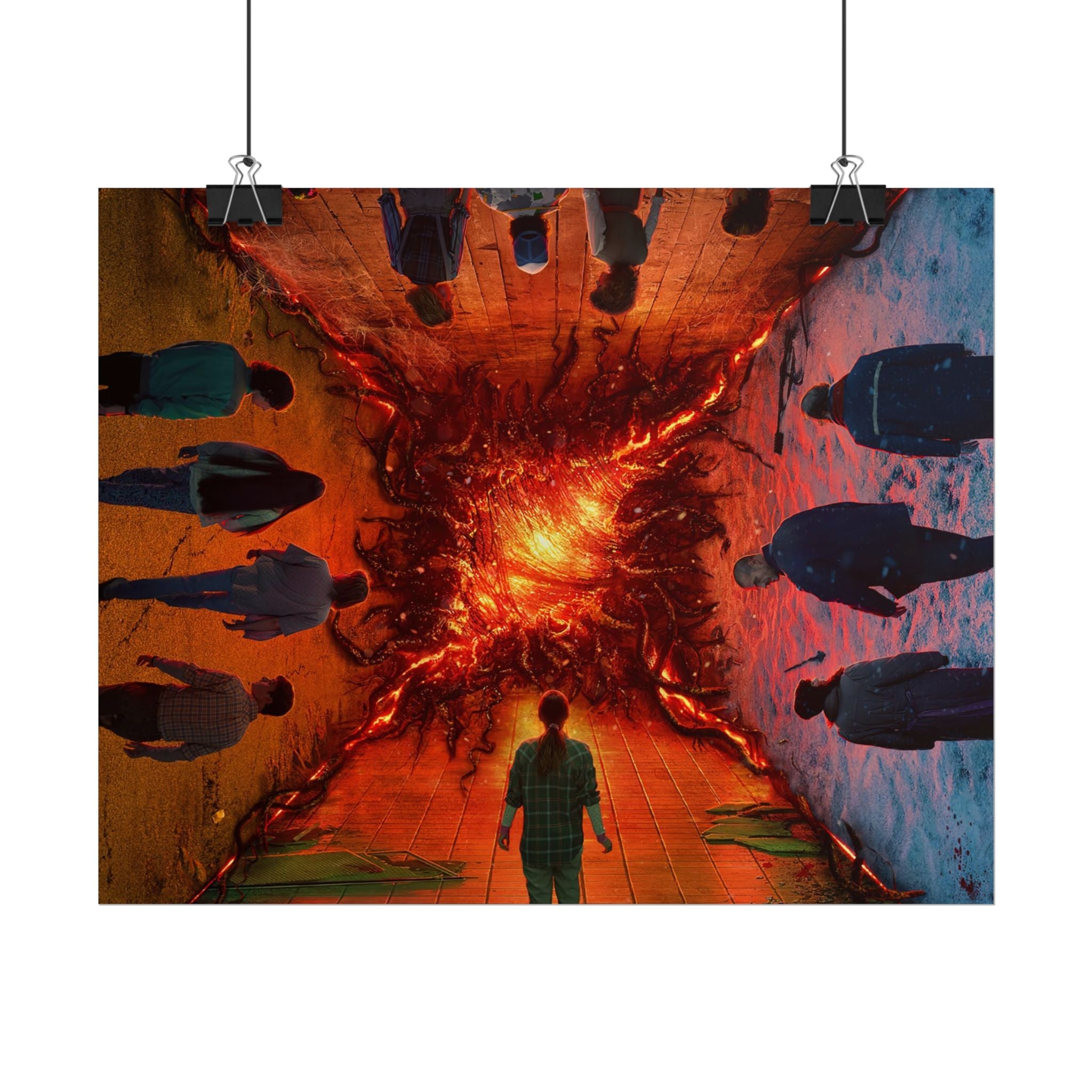 Stranger Things Upside-Down Portal Art Print