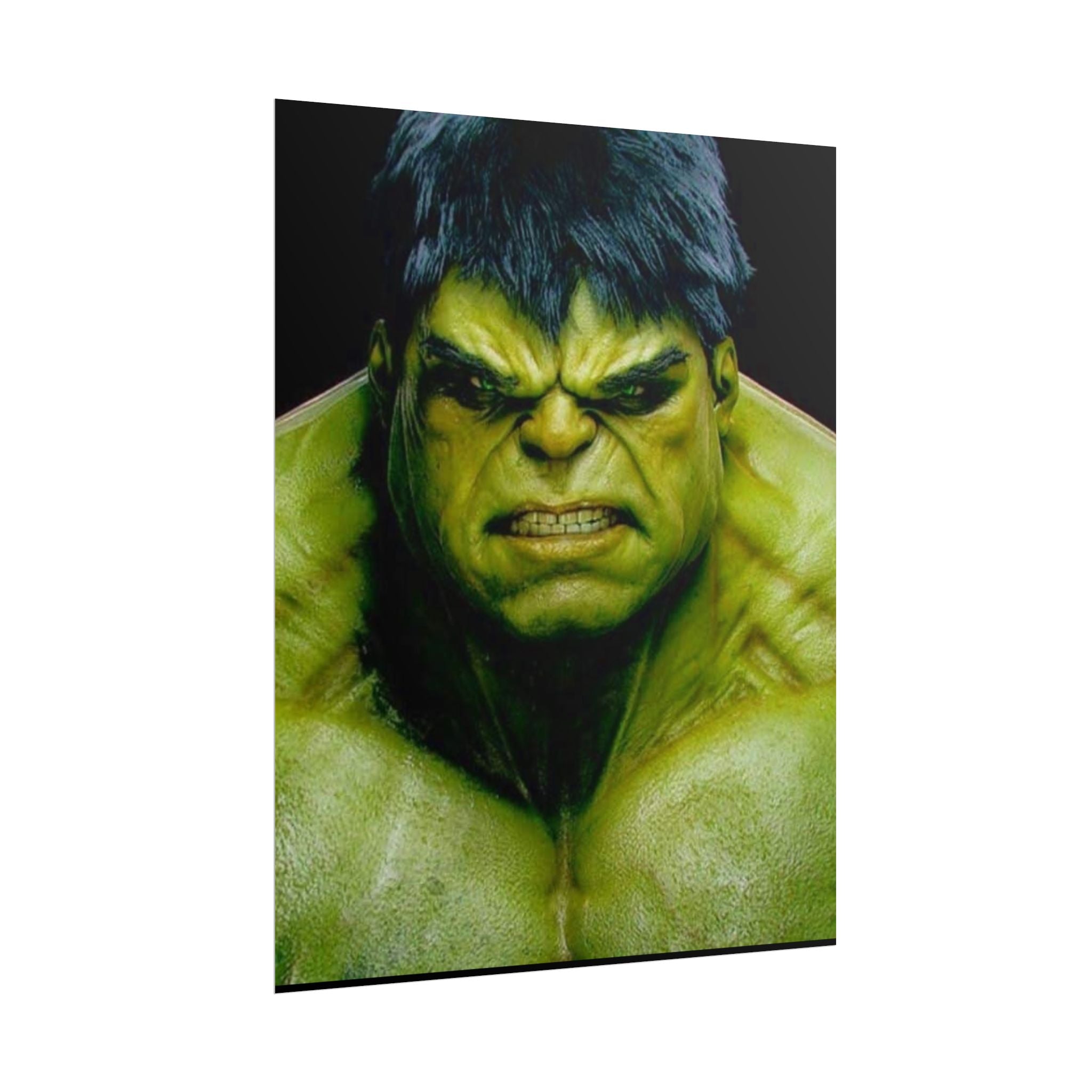 Hulk Lightning Poster — Marvel Vibrant Superhero Wall Art (Rolled Poster)
