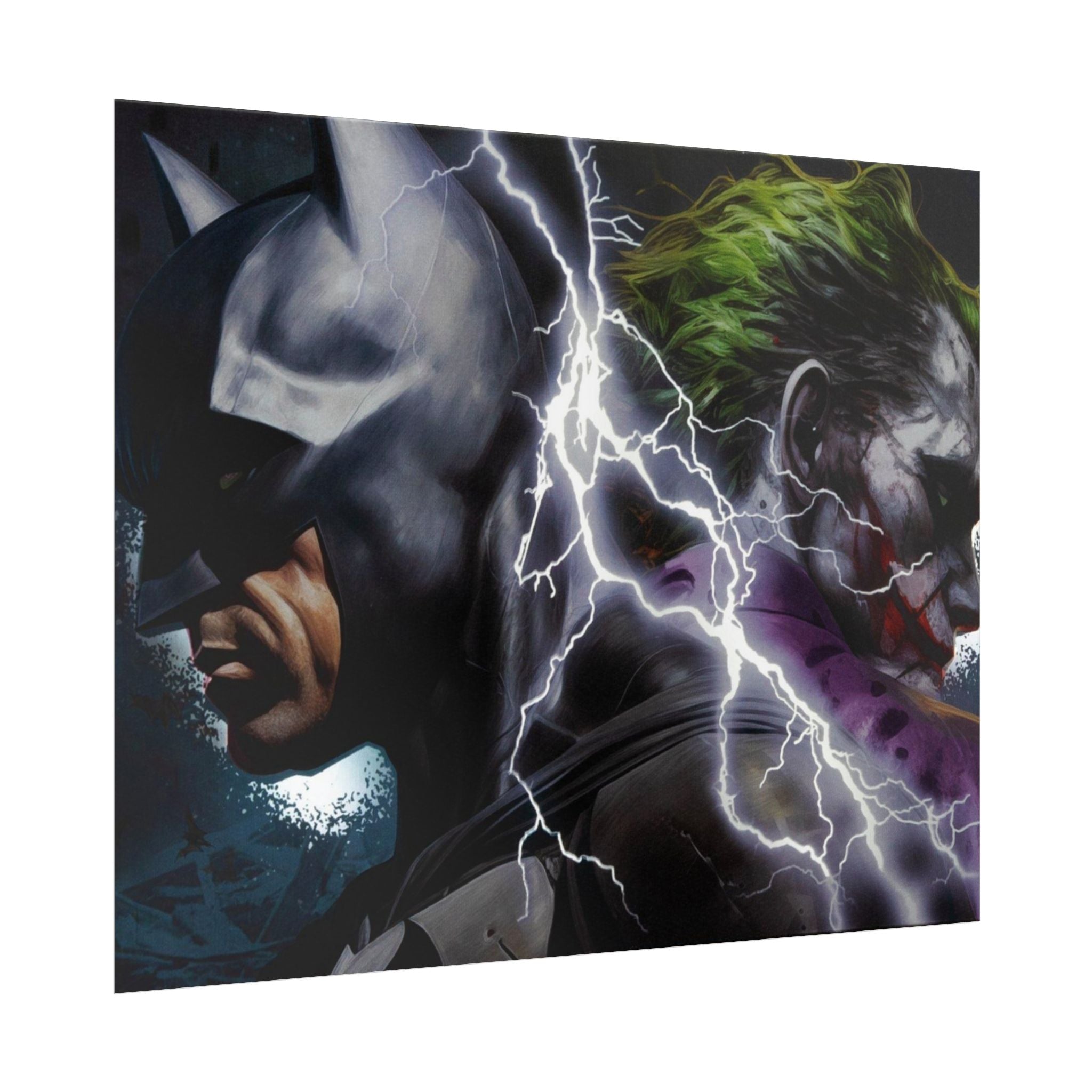 Batman vs Joker Lightning Poster