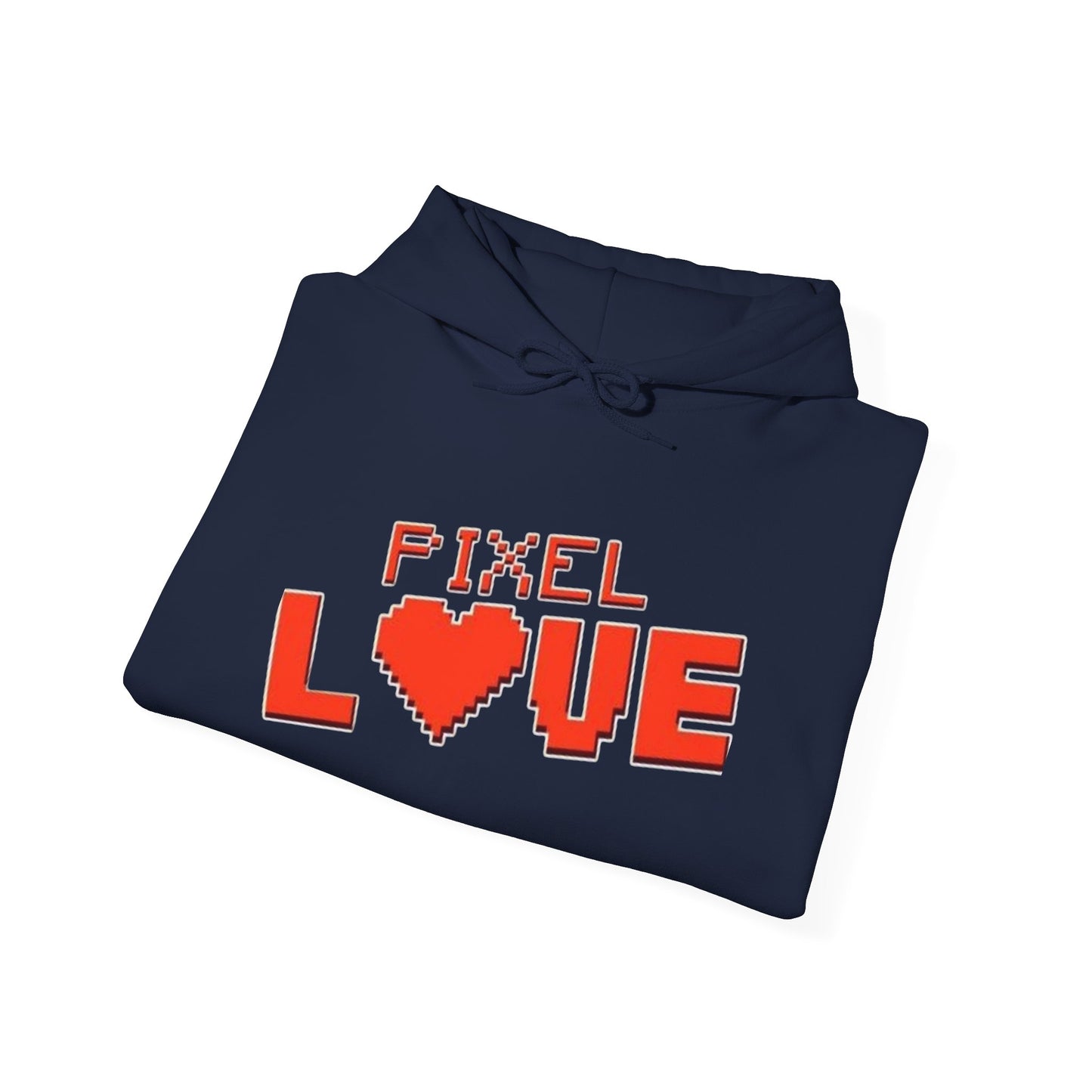Pixel Love Hoodie – Retro 8-Bit Herz Gamer Valentinstags-Sweatshirt