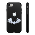 Batman Silhouette Tough Phone Case — Dark Knight Black Protective Cover