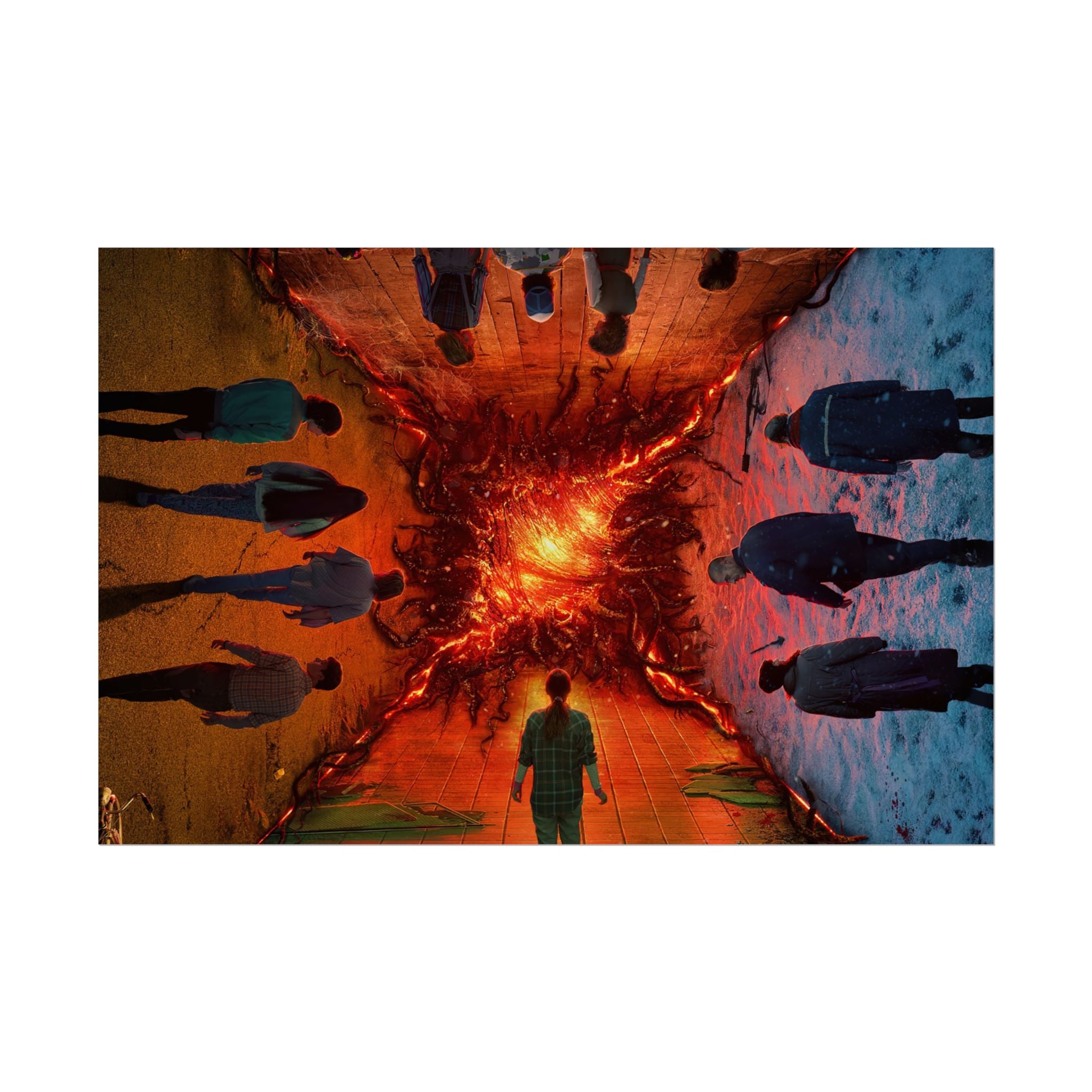 Stranger Things Upside-Down Portal Art Print