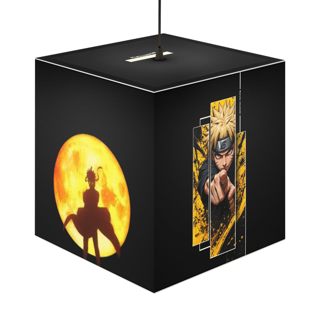Naruto Light Cube Lamp — Anime Moon Silhouette Nightlight