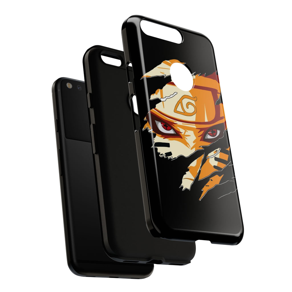 Anime Ninja Phone Case — Intense Shredded Mask Design (Tough Cases)