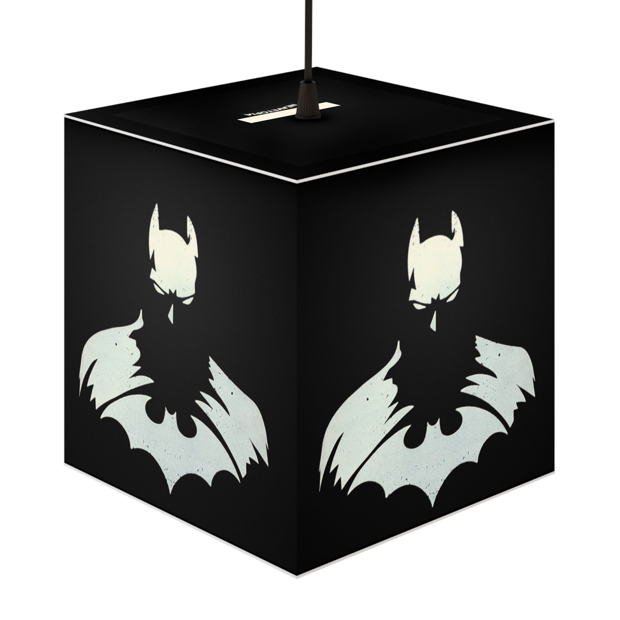 Batman Silhouette Light Cube Lamp – LED Night Light for Kids & Fans