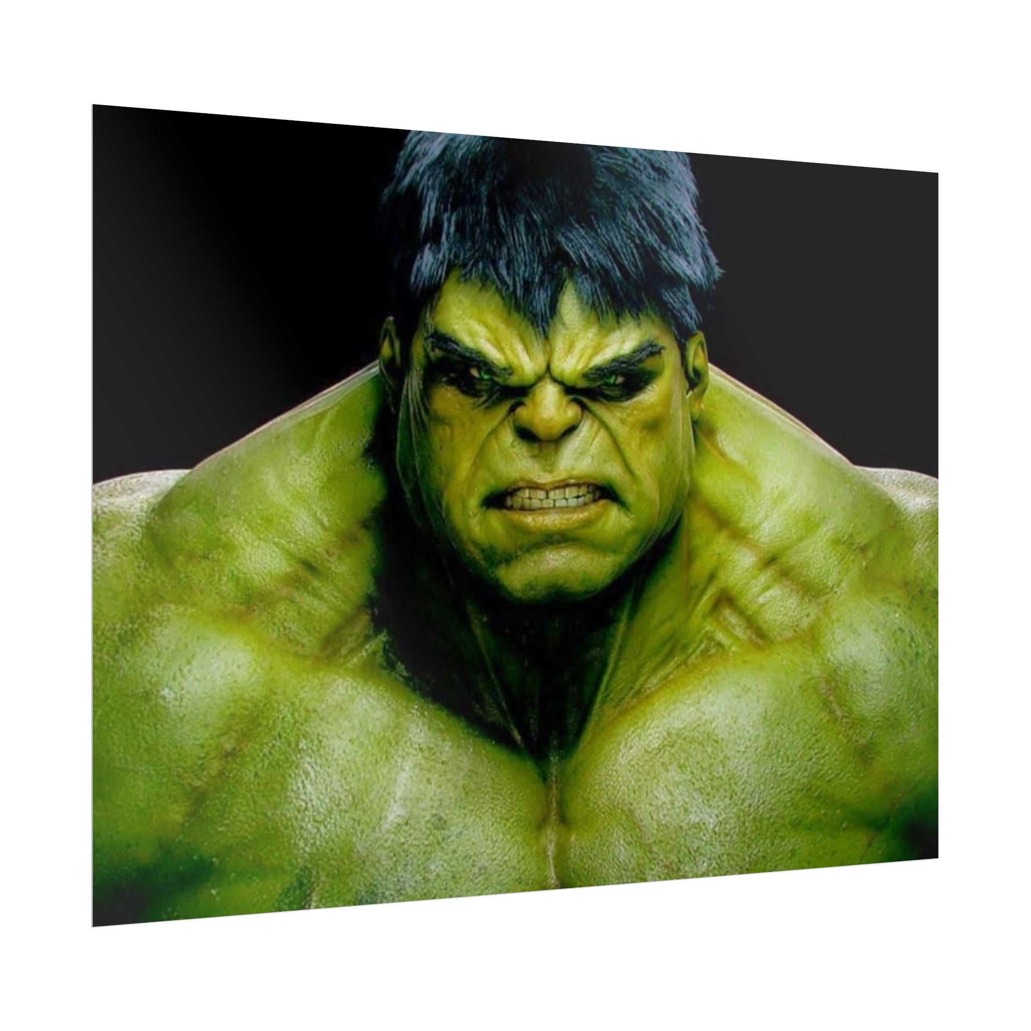 Hulk Lightning Poster — Marvel Vibrant Superhero Wall Art (Rolled Poster)