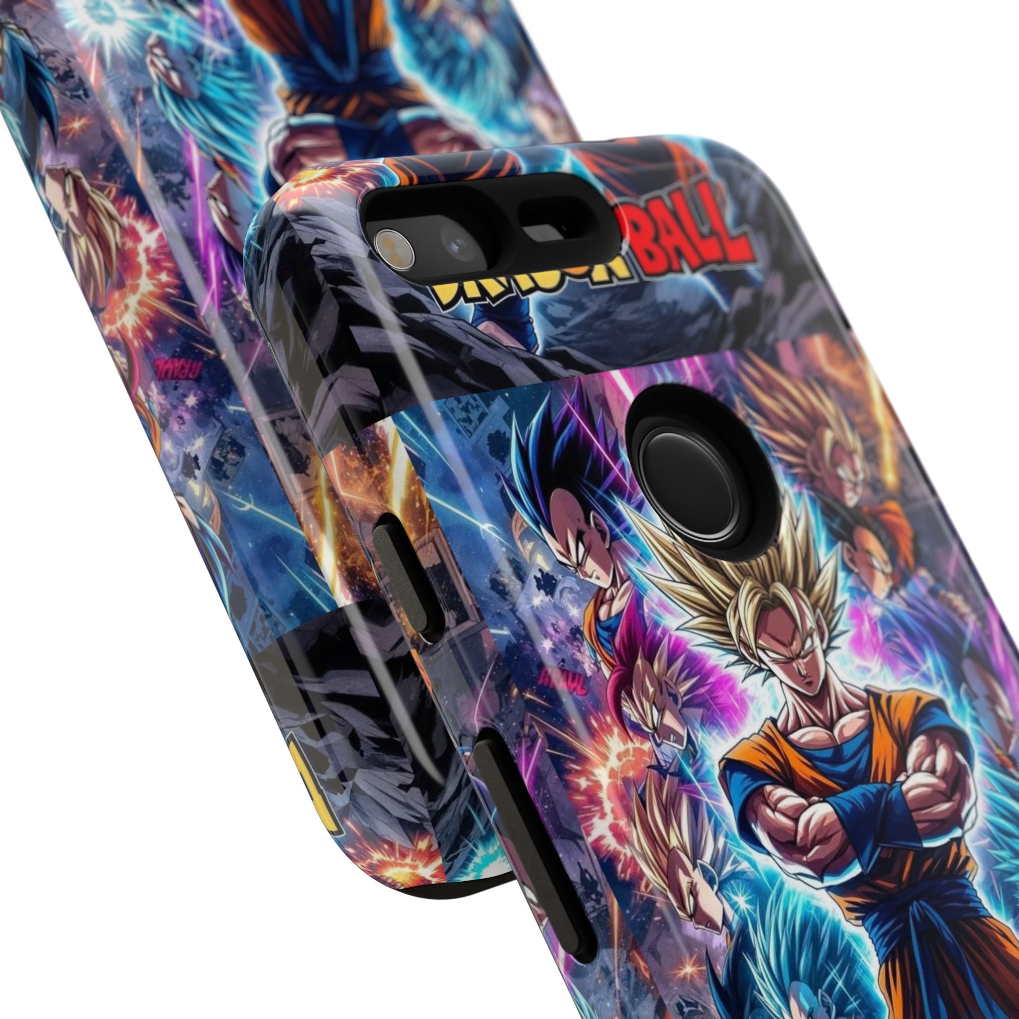 Dragon Ball Super Saiyan Phone Case — Goku Anime Tough Case