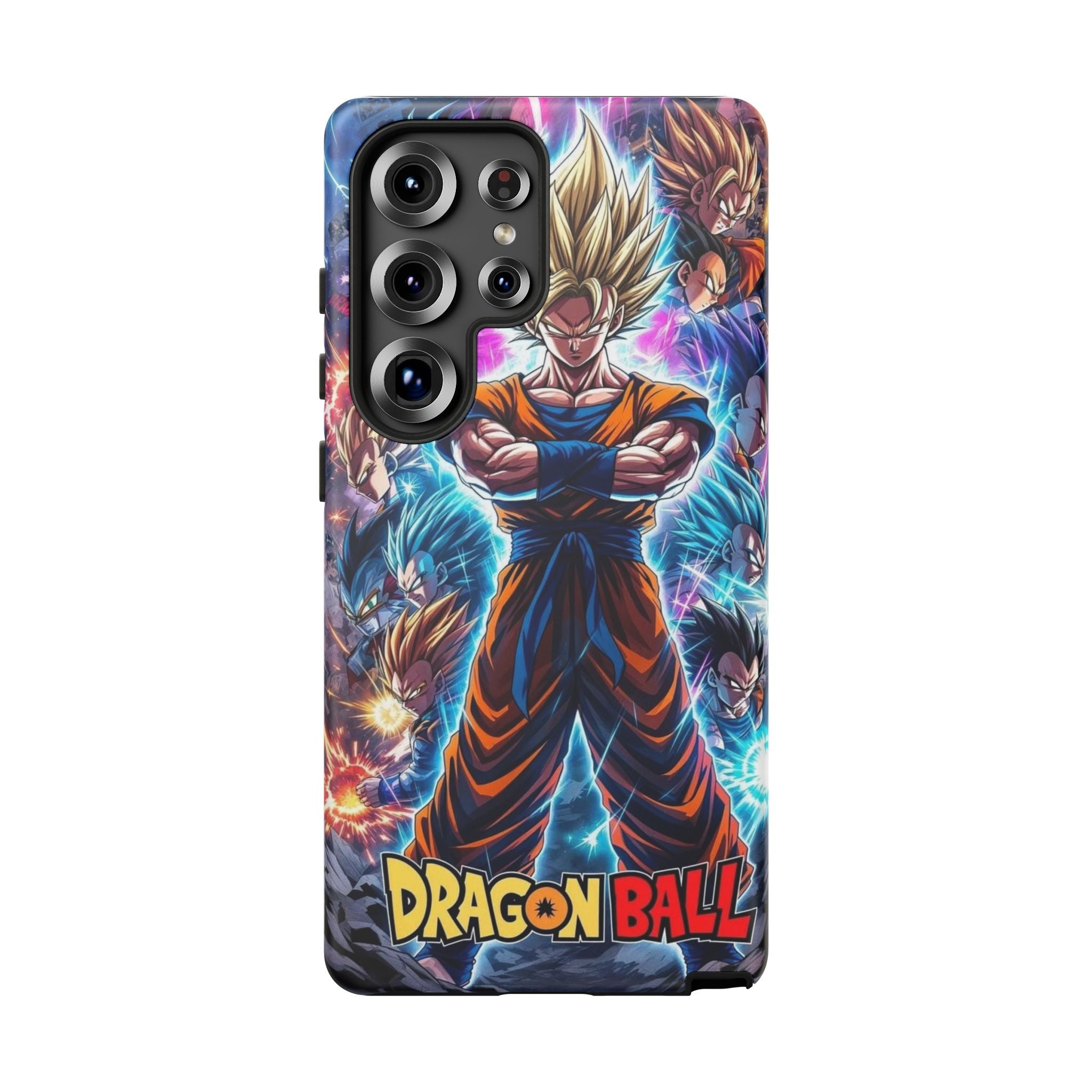 Dragon Ball Super Saiyan Phone Case — Goku Anime Tough Case