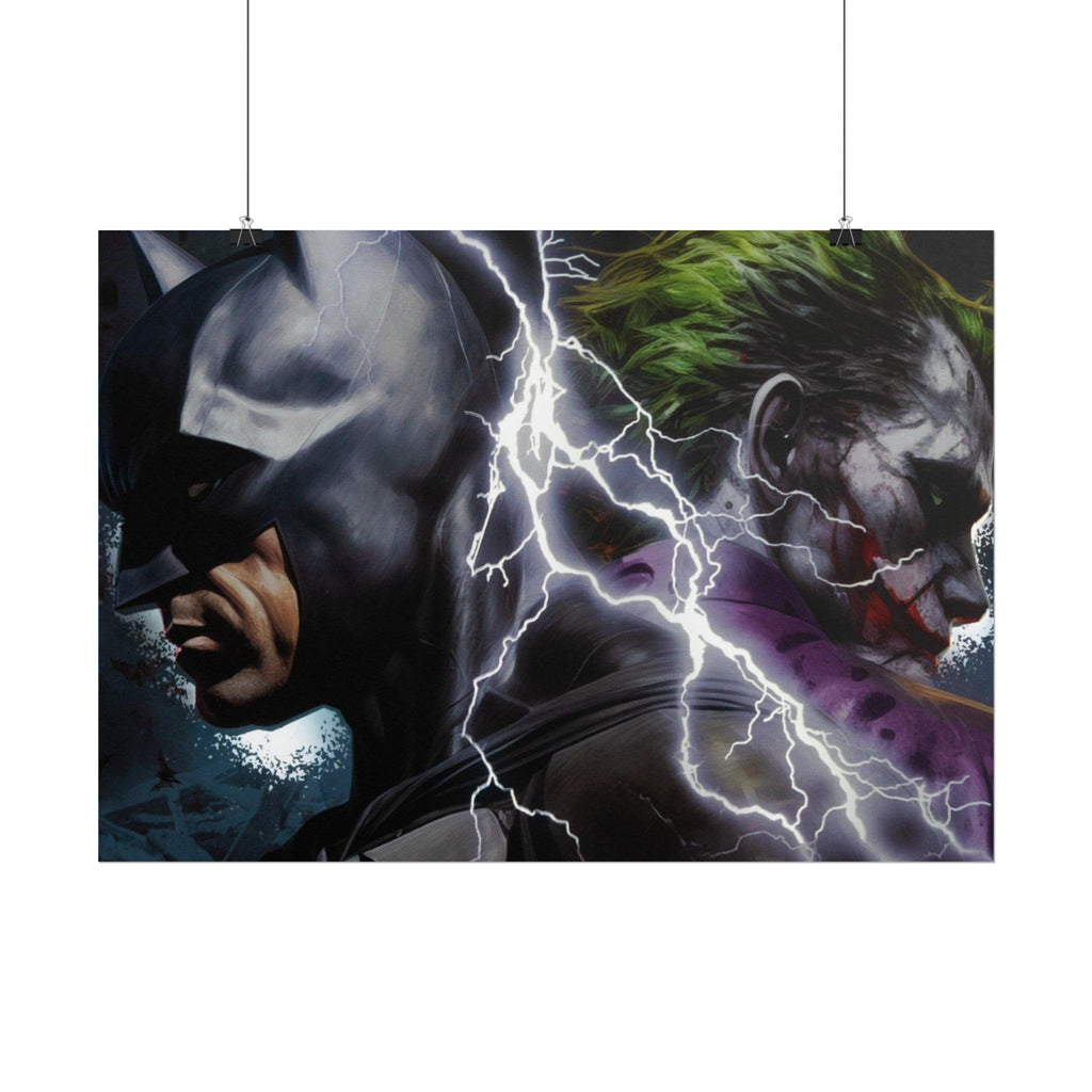 Batman vs Joker Lightning Poster