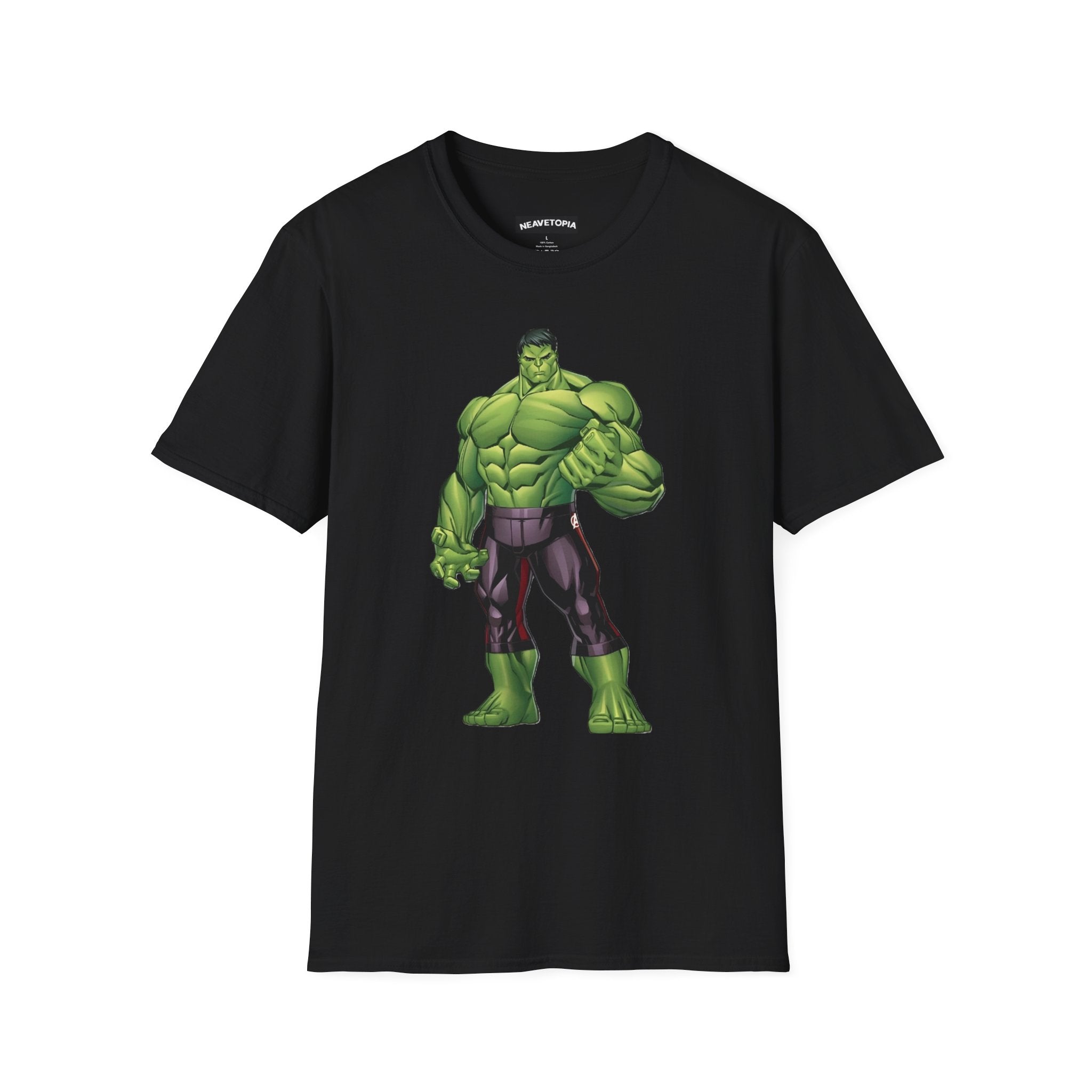Hulk Avengers Logo T-Shirt — Marvel Hero Collage Graphic Tee