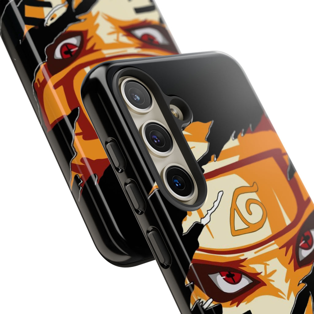 Anime Ninja Phone Case — Intense Shredded Mask Design (Tough Cases)