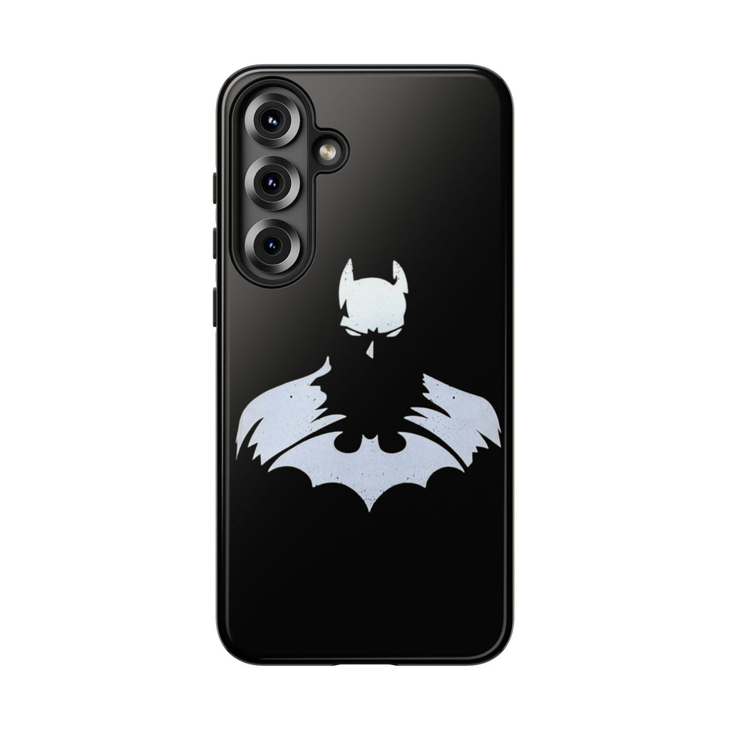 Batman Silhouette Tough Phone Case — Dark Knight Black Protective Cover