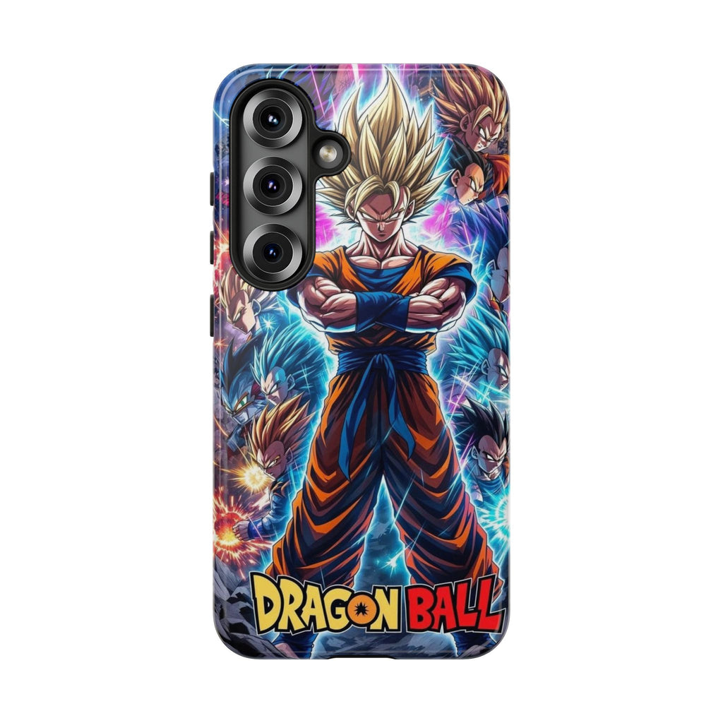 Dragon Ball Super Saiyan Phone Case — Goku Anime Tough Case