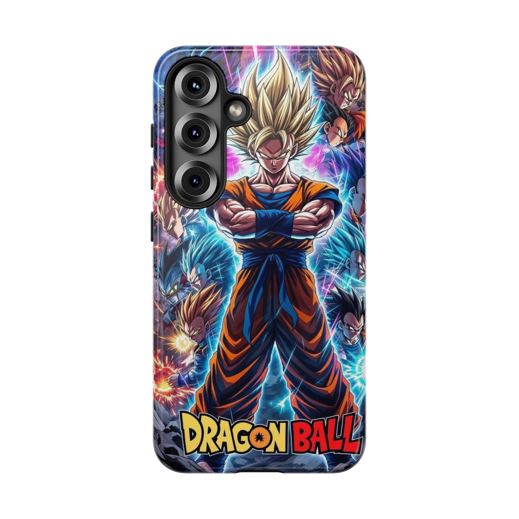 Dragon Ball Super Saiyan Phone Case — Goku Anime Tough Case