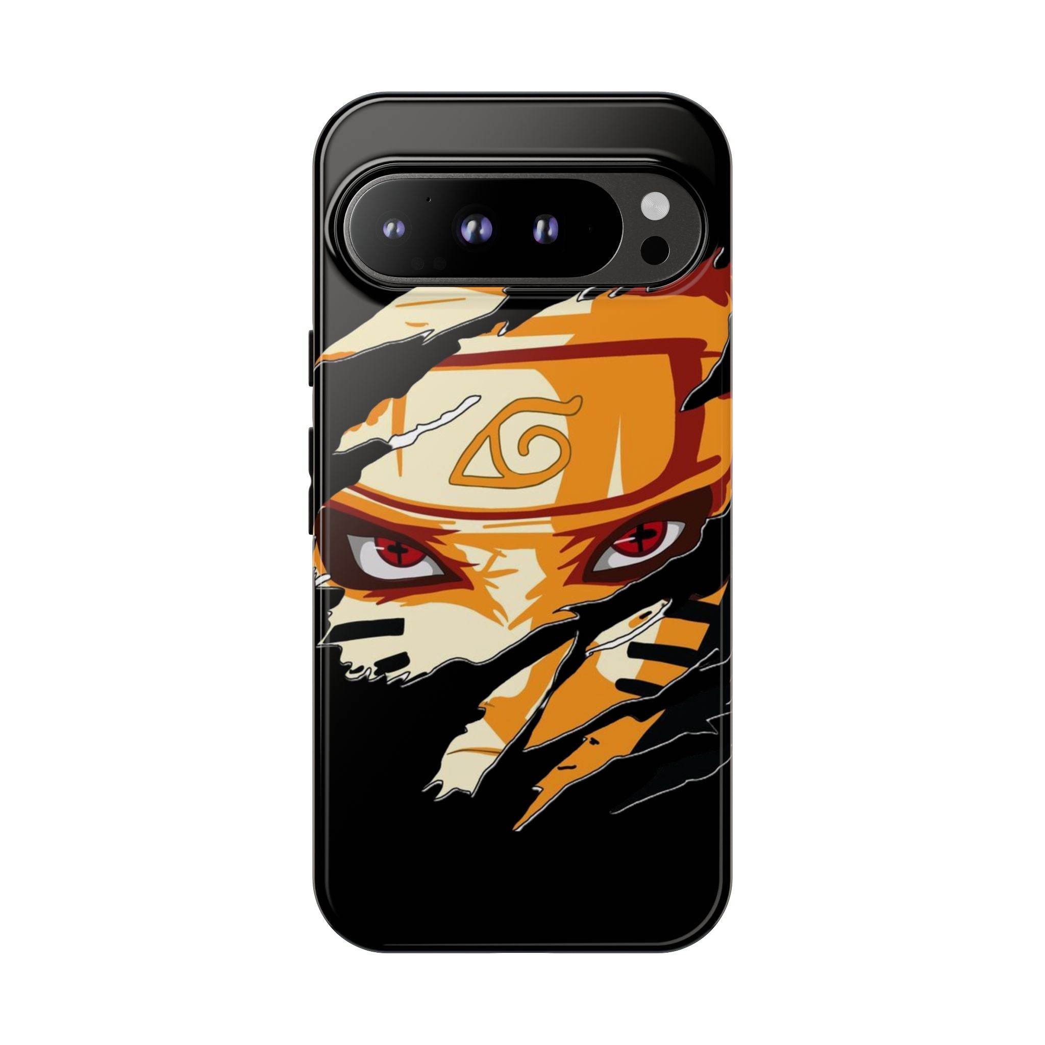 Anime Ninja Phone Case — Intense Shredded Mask Design (Tough Cases)