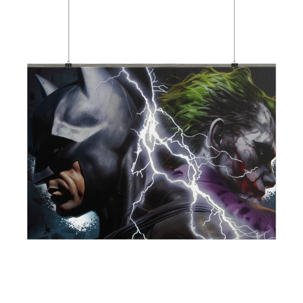 Batman vs Joker Lightning Poster