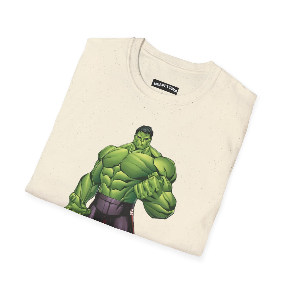Hulk Avengers Logo T-Shirt — Marvel Hero Collage Graphic Tee