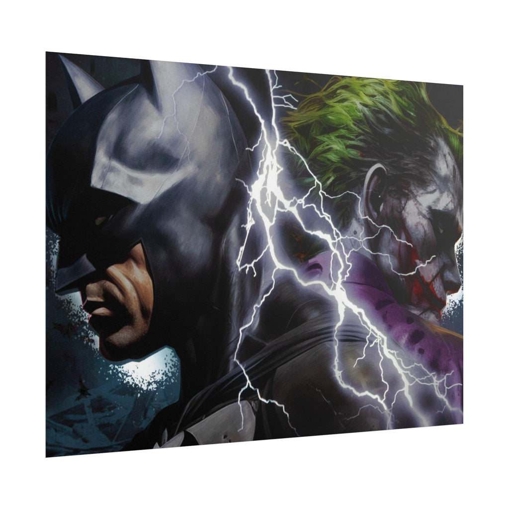 Batman vs Joker Lightning Poster